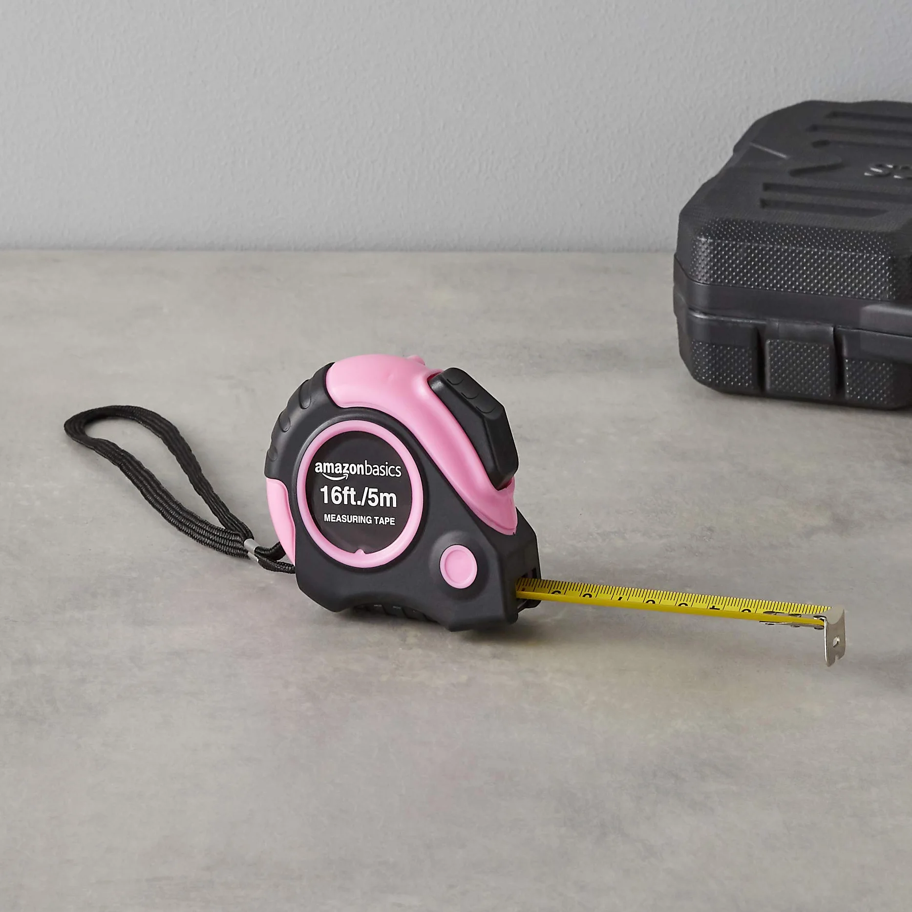 Amazon Basics Mètre ruban 5 m rose