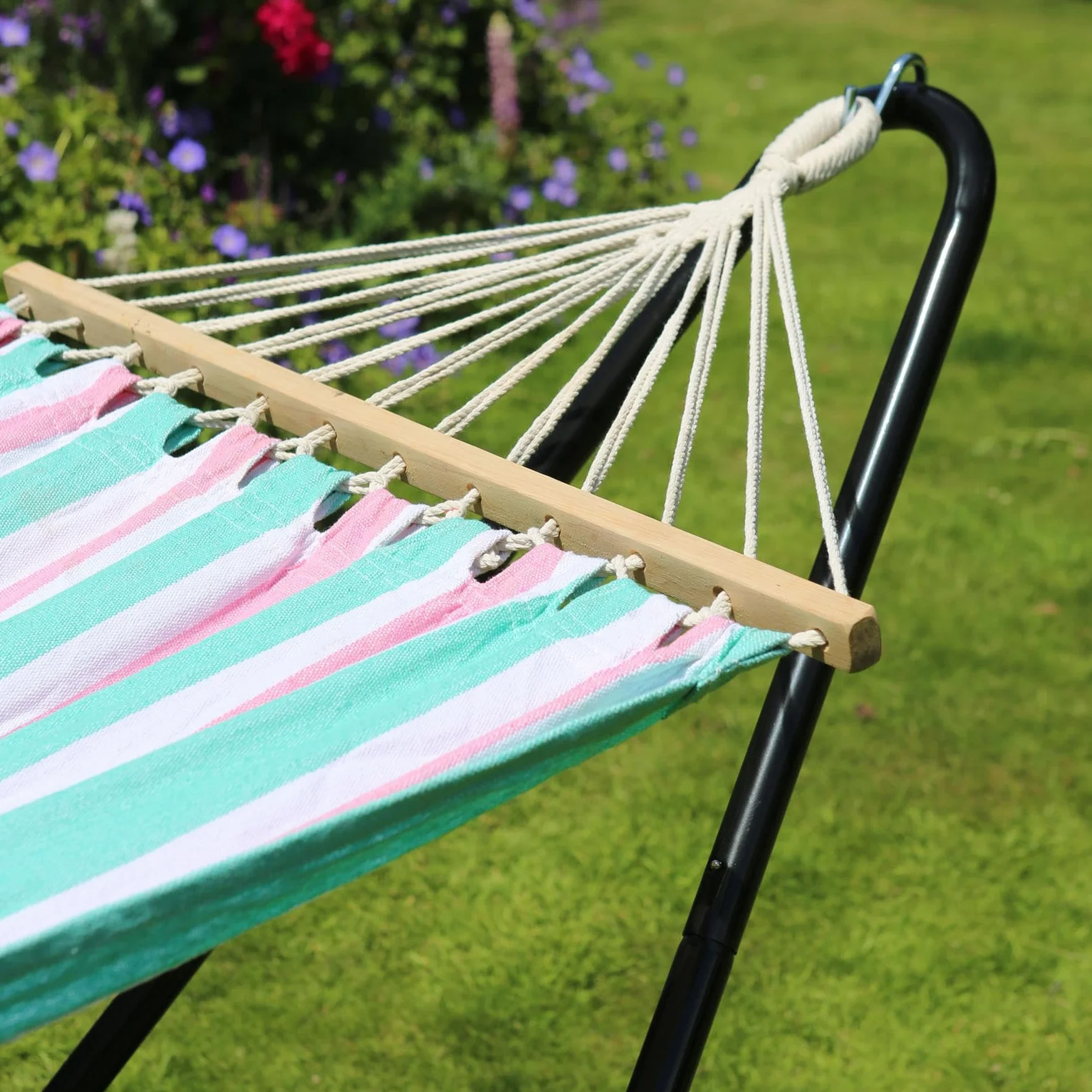 Harbour Housewares Support de Cadre de hamac en métal pour Jardin et Camping