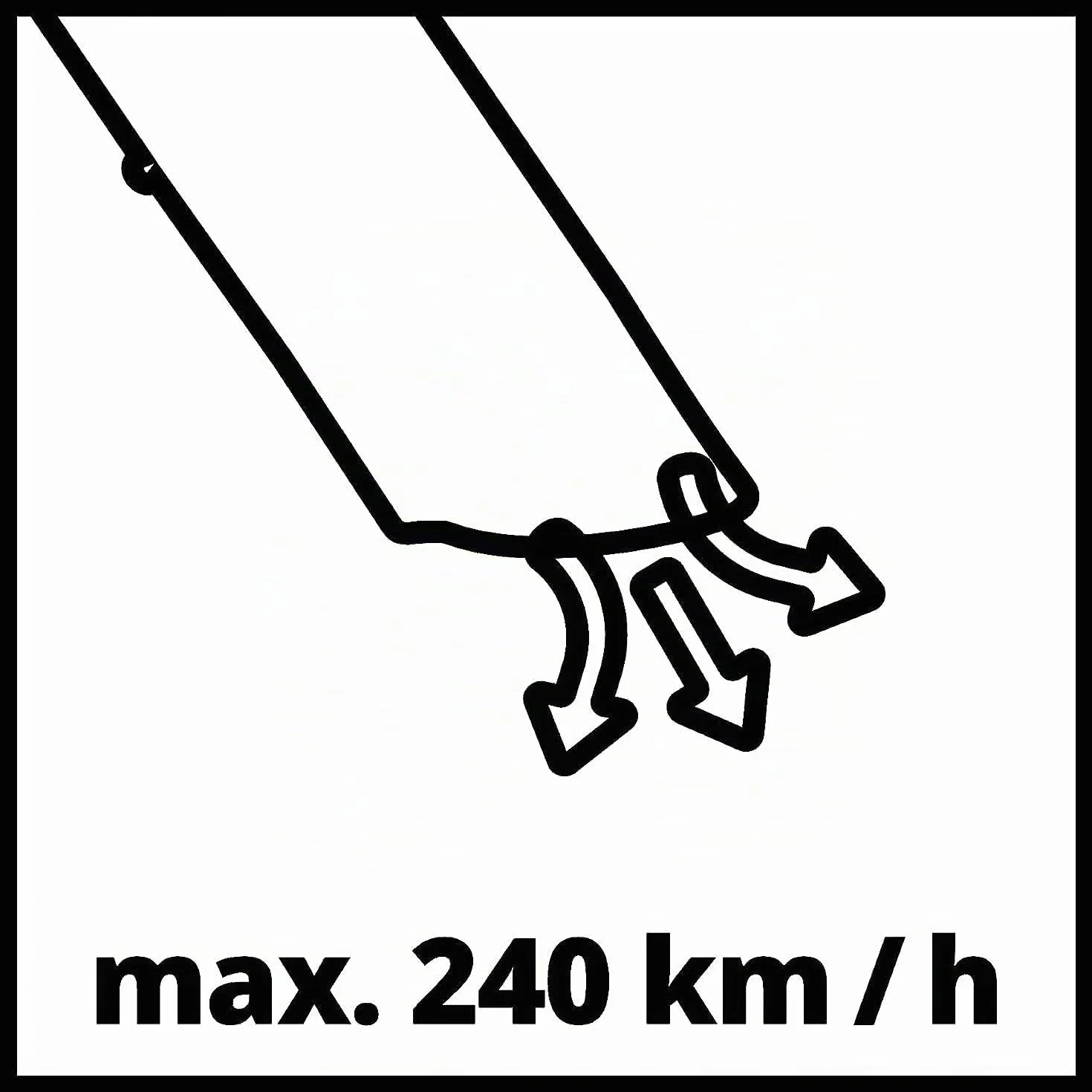 Einhell Aspirateur-souffleur de Feuilles GC-EL 3024 E 650 m³/h 240 km/h 40 L