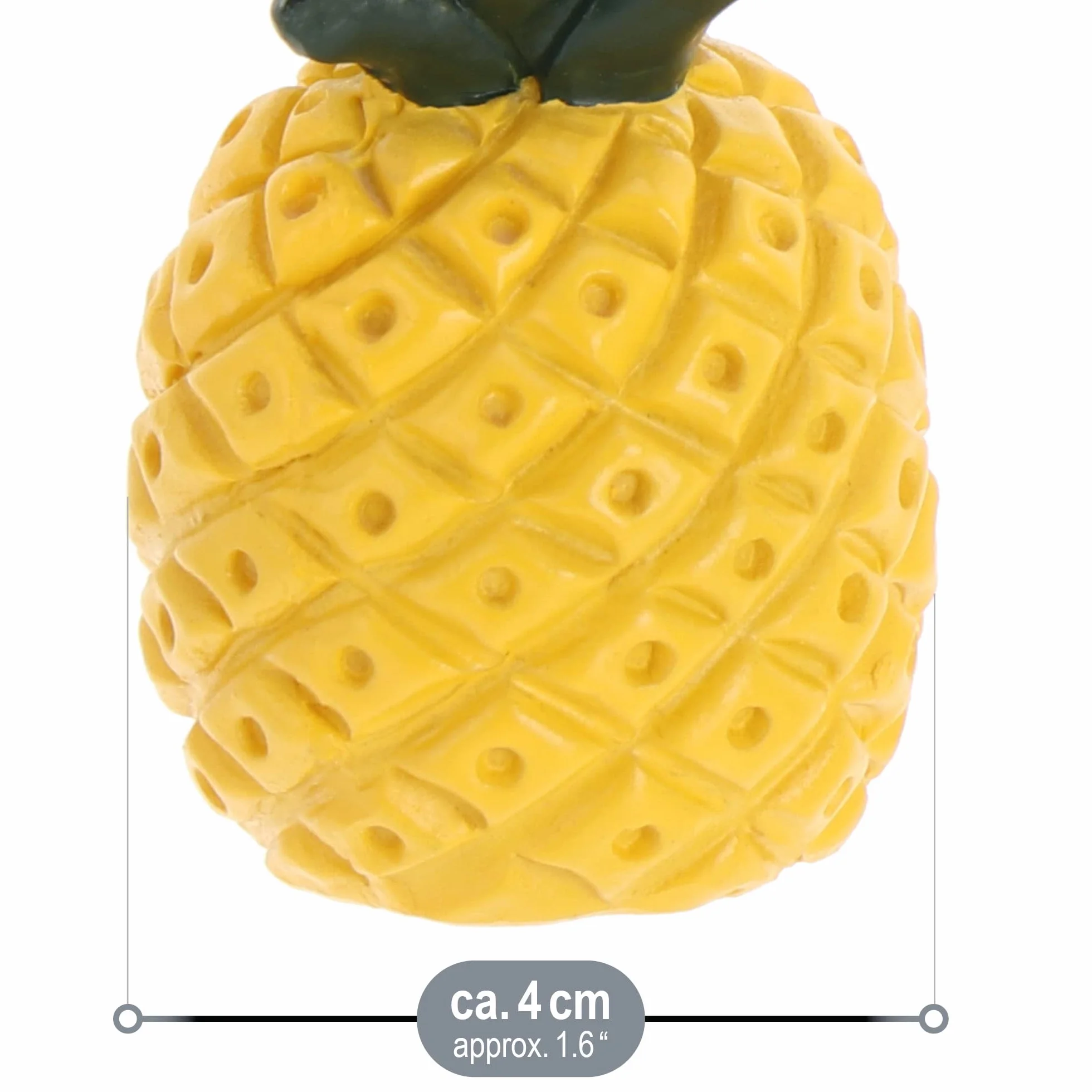 Poids de Nappe résistants aux intempéries avec Clip - Design Ananas 8 pcs Jaune
