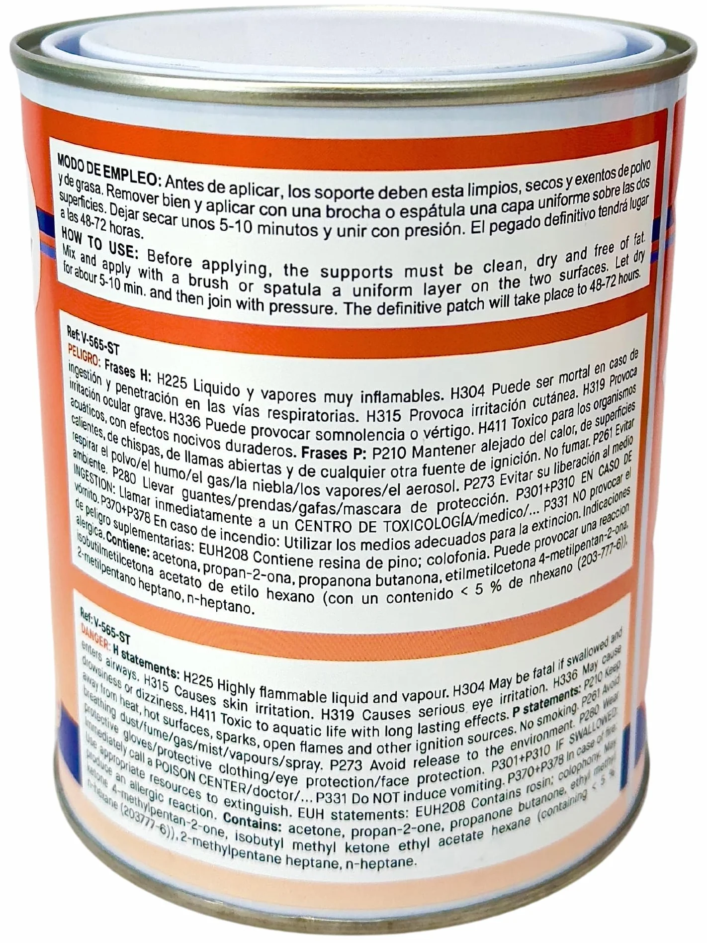 Colle haute température pour ciel de toit voiture – Colle de contact tapisserie automobile – Bidon 1 L (1 Litre + Pinceau)