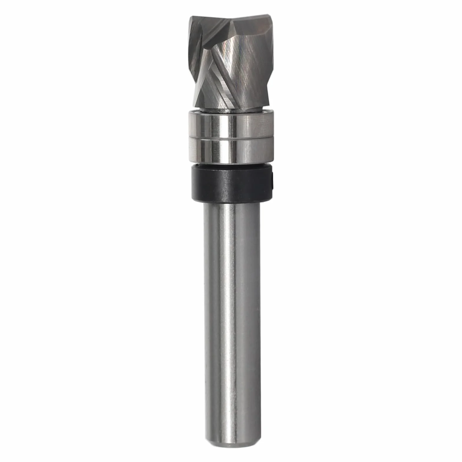 Fraise à Affleurer Spirale à Tige de 8 mm, Coupe de Compression Up&Down, Pour Défonceuse, Rainure en Spirale, Diamètre de Coupe 12 mm, Longueur de Coupe 12,7 mm