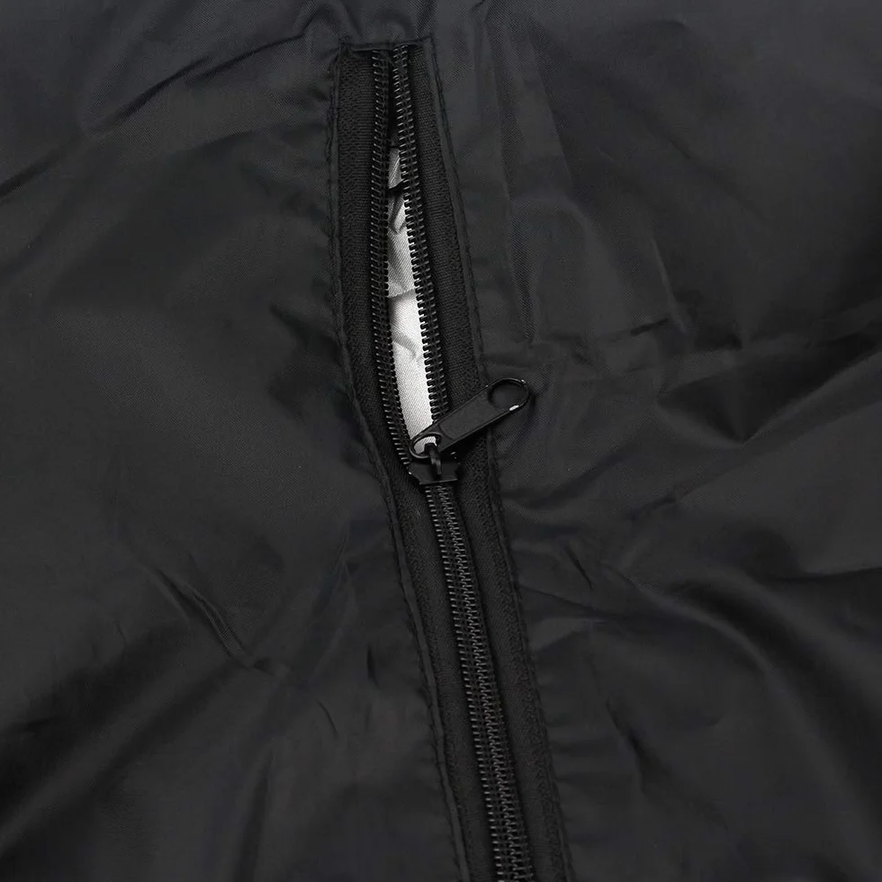 Sac de Rangement de Coussins 210D Noir avec Fermeture éclair et Poignées