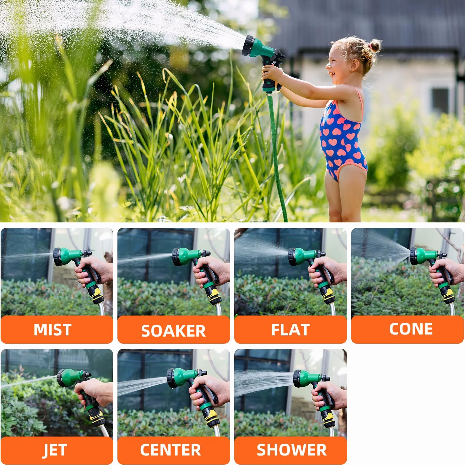CCLIFE Douche Solaire 40 litres Jardin avec Fond Bois WPC Housse Protection Pommeau Réglable Température 60°