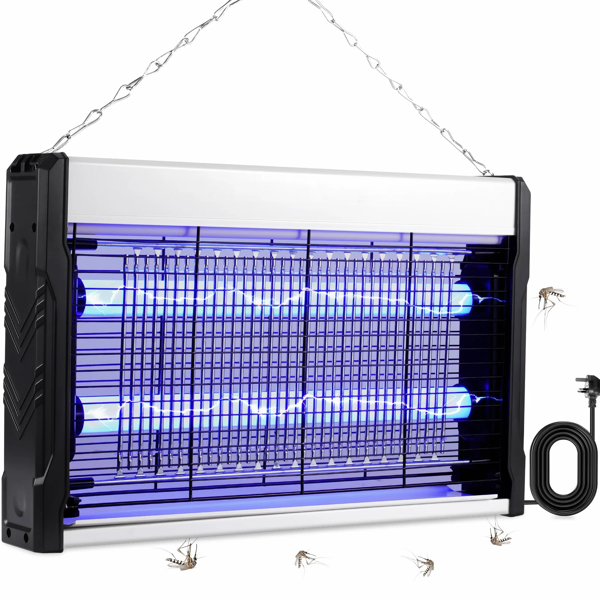 Lampe Anti Moustique 3200V Anti-Insectes Anti-Mouches électronique Intérieur Jardin