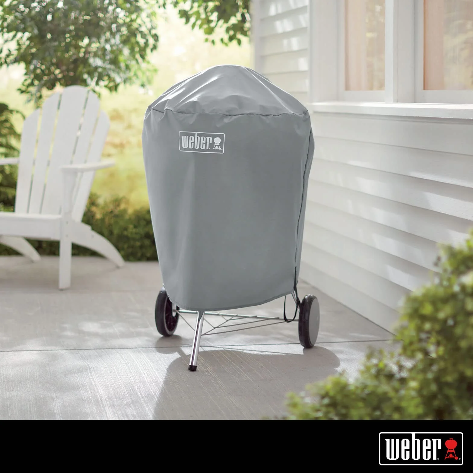 Weber Housse Barbecue 57 cm Grise 58,5 x 72,5 x 91 cm Tissu Déperlant