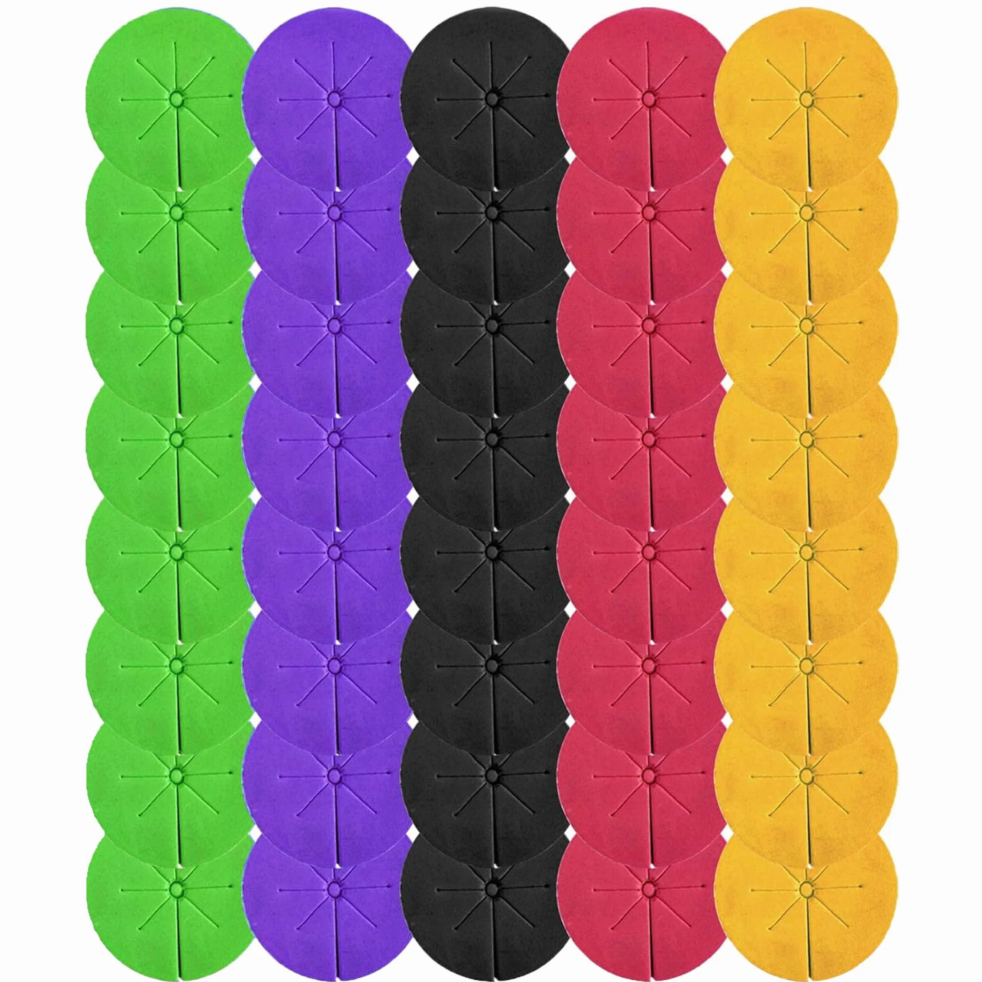 Colliers De Clonage Jardin 40 pcs Insert Cloneur Mousse NéOprèNe 8 Rayons Hydroponiques