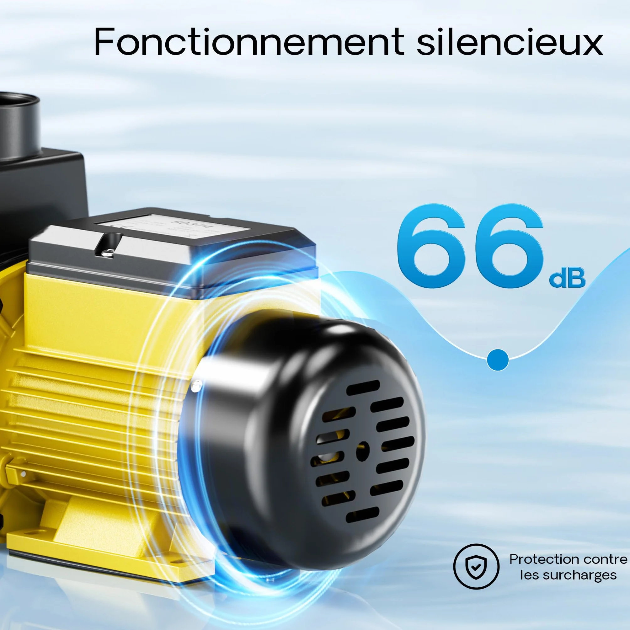 SunSun Pompe piscine 220 W 5000 l/h Hauteur refoulement 5,5 m Filtration Circulation