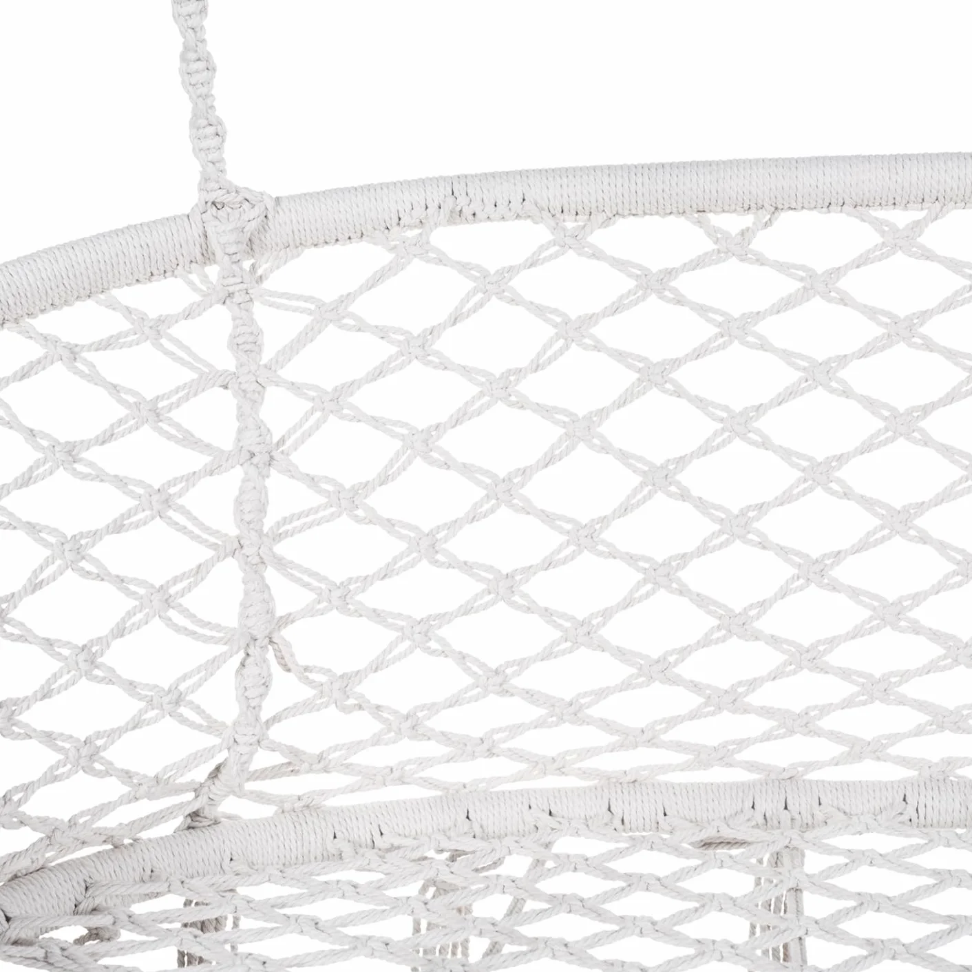 Banc Suspendu Bohème Macramé Balancelle 2 Places