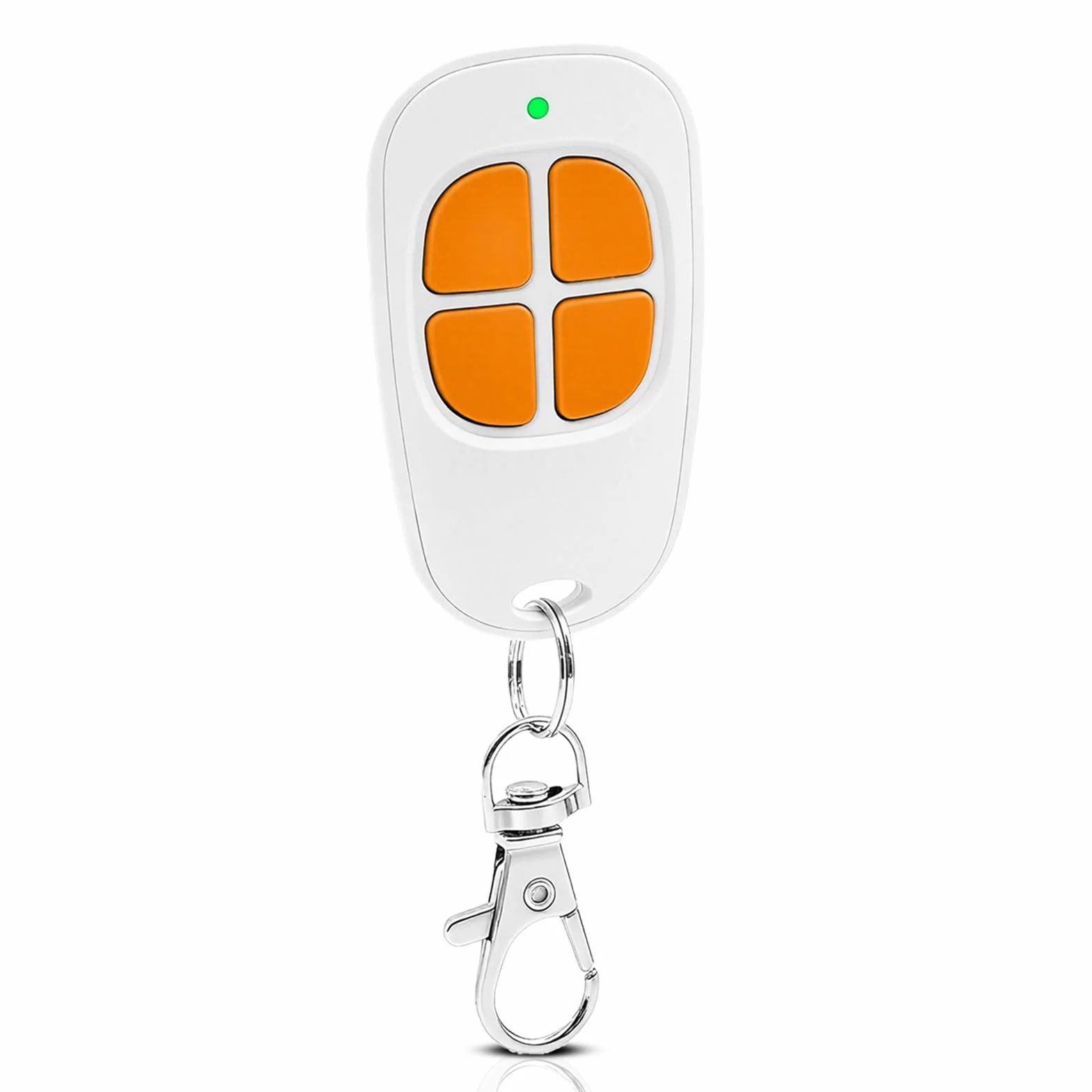 AAM0094 Télécommande SCS Sentinel, 433.92MHz Télécommande Portail Garage, Compatible SCS Motorisation Portail et Porte de Garage, 4 Canaux (Orange)