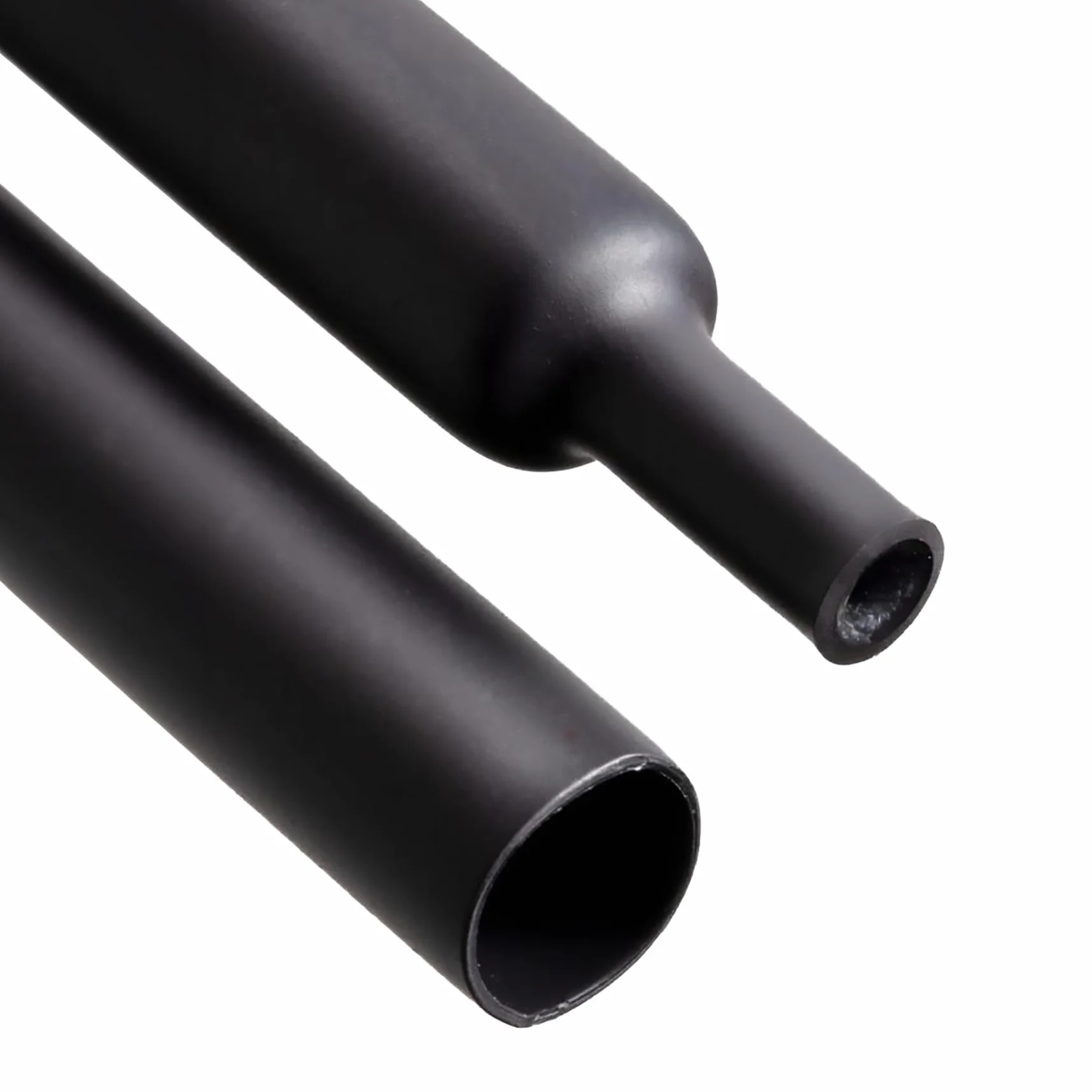 Electraline 59235 Gaine thermorétractable noire, diamètre 3,2/1,6 mm et longueur 2 m, pour isoler, protéger et renforcer les câbles et connecteurs, résistante aux températures extrêmes (-55° à 125°C)