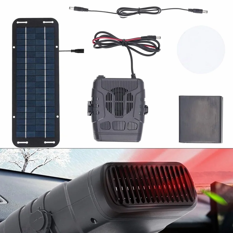 Chauffage à Panneau Solaire Portable Double USB pour Serre Maison Animaux