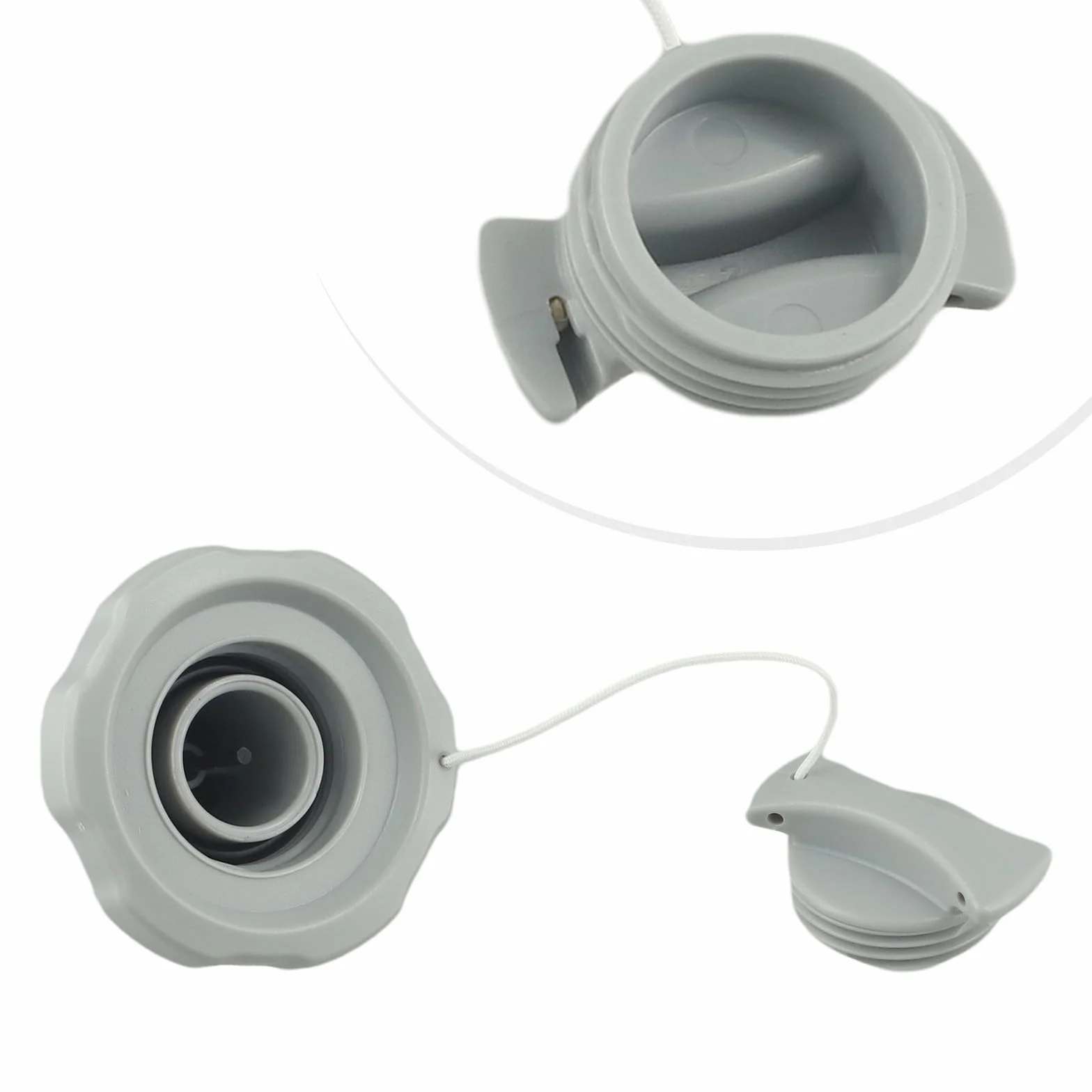 Valve d'air de rechange pour spa jacuzzi gris métallique compatible P05767
