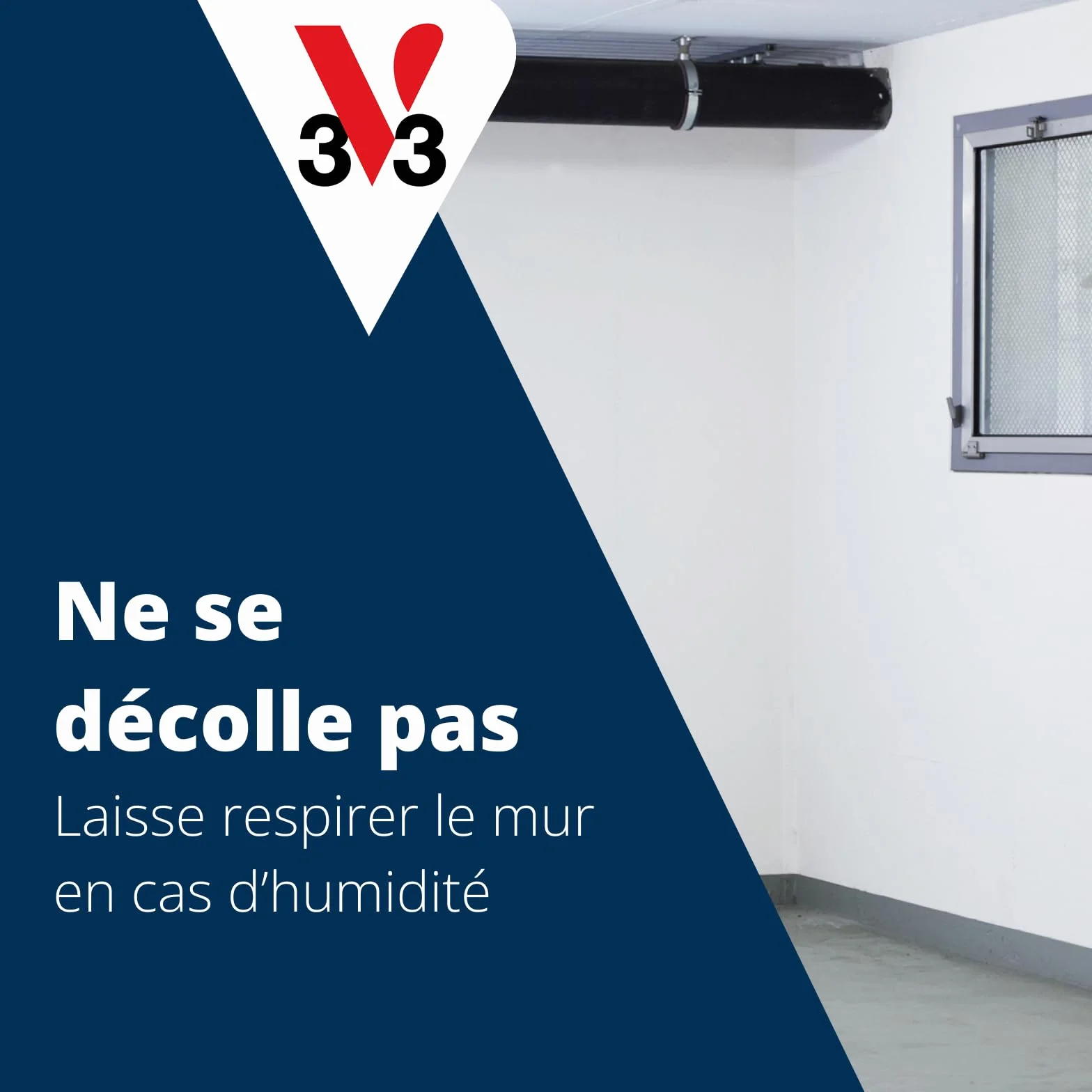 V33 Peinture blanche mat, BLANC GARAGE & SOUS-SOL, 5L