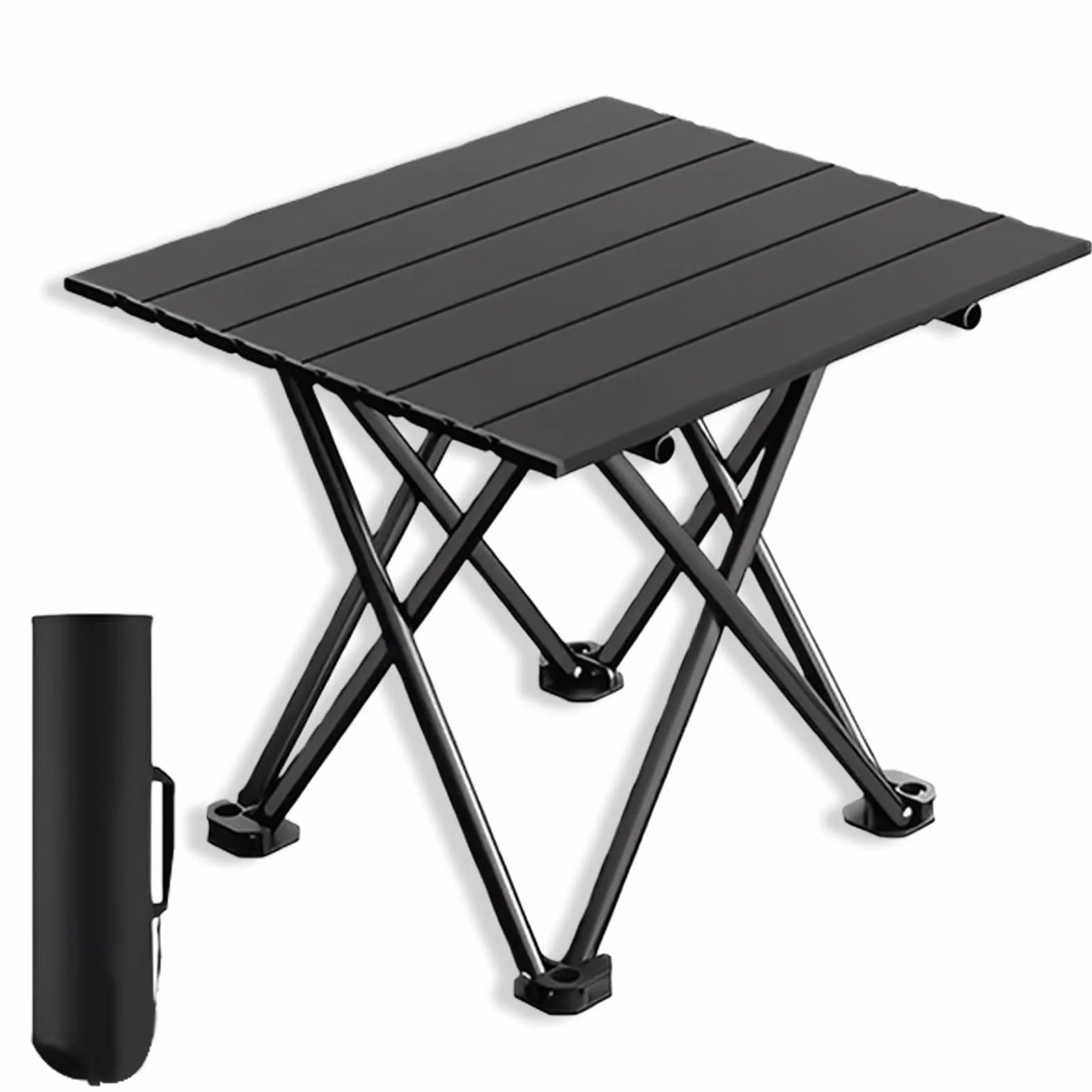 Table de camping pliable portable GOMETY en aluminium avec sac de transport
