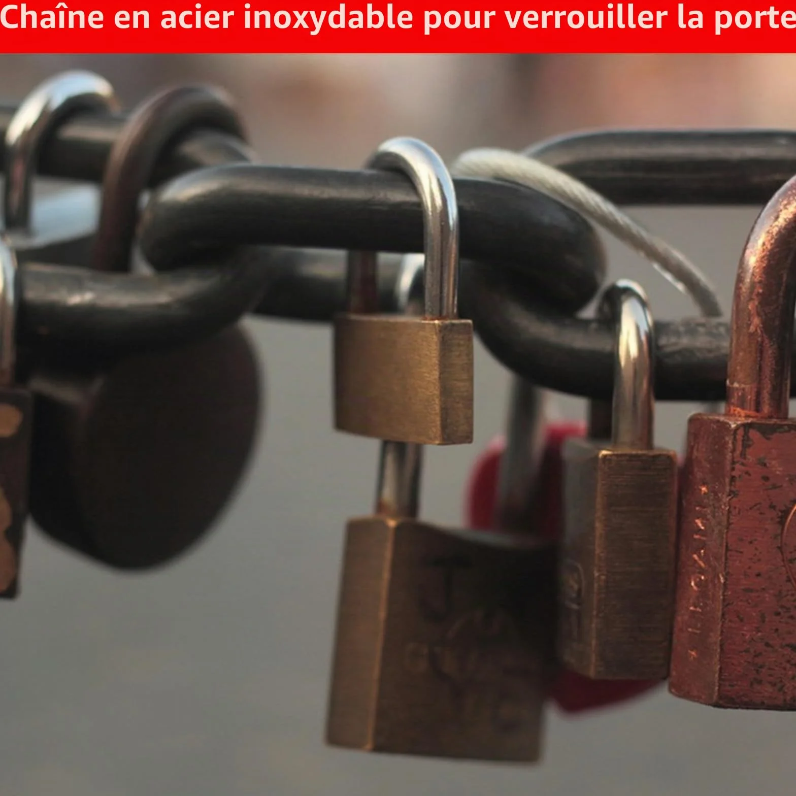WOPPLXY Chaine Acier en Acier au Carbone, Chainette Metal 10 m φ3 mm, Chaîne de Clôture pour Clôtures, Hamacs, Chaises Hamacs (Noir)