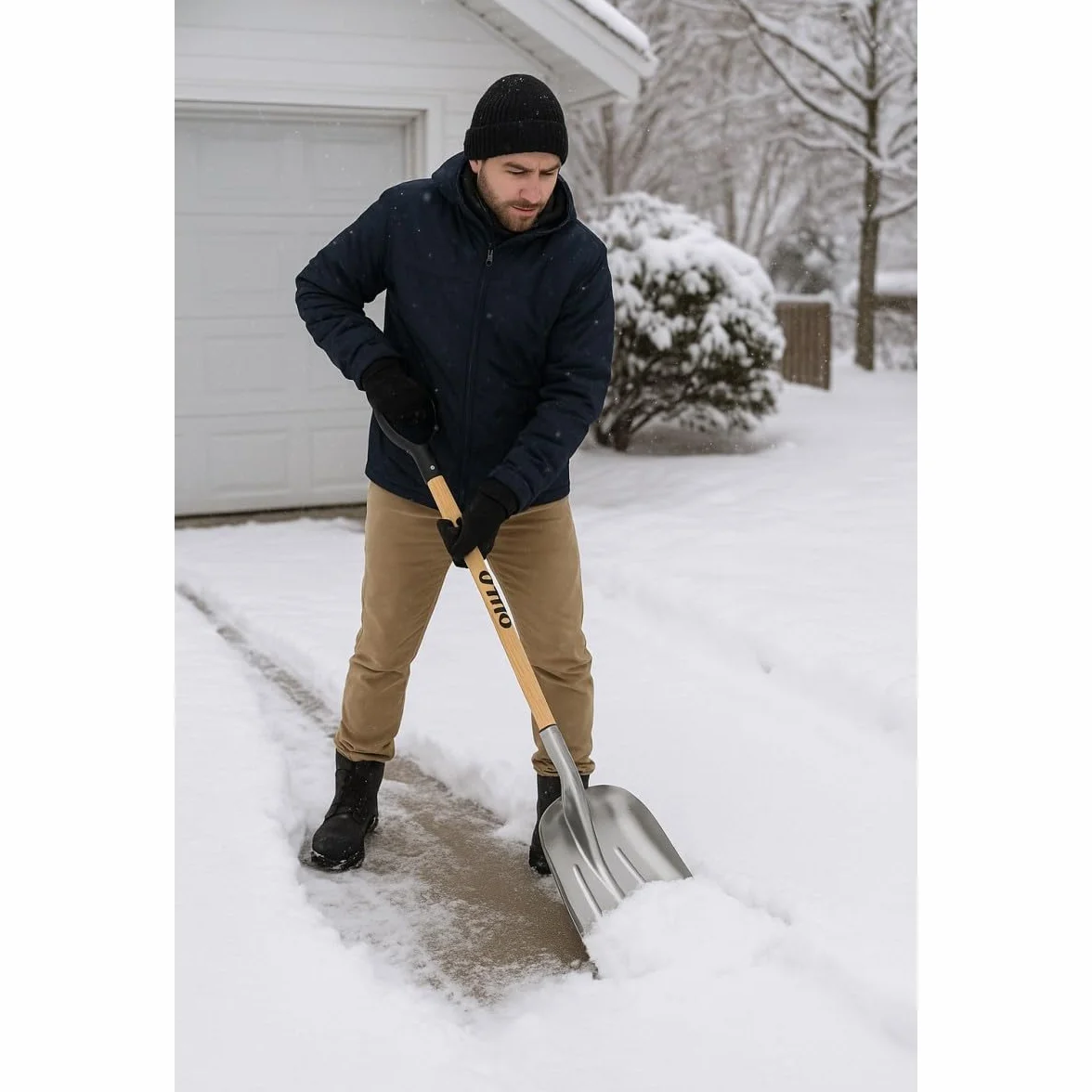 Pelle à Neige Aluminium 101 cm Poignée en Y Légère Robuste