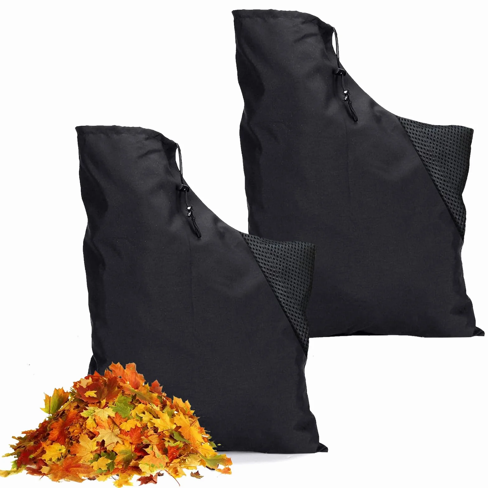 ZhouWei 2 Pièces Sac pour Aspirateur Souffleur, Respirant Sac Aspirateur de Souffleur Feuilles Universel