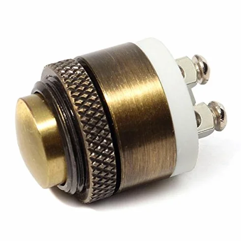 EsportsMJJ 16mm Momentary Brass Metal Push Button Door Bell Switch