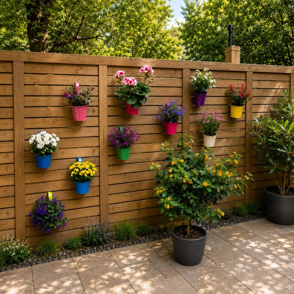 UNUS Lot de 10 pots de fleurs suspendus métal ⌀10 cm avec poignée amovible