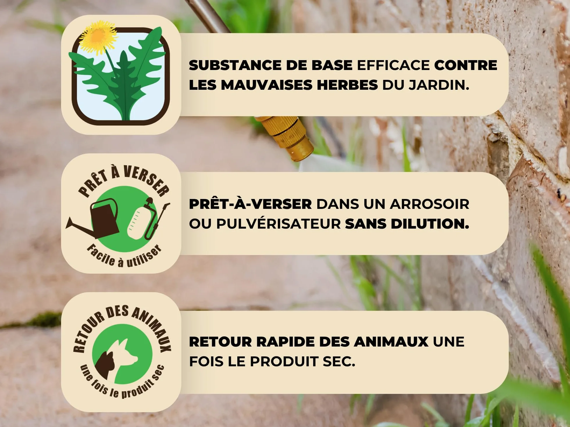 Vinaigre Désherbant Prêt A Verser 5L Grand Format VINPAV5