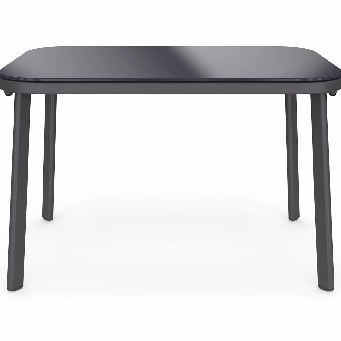 Salon de Jardin TOLEDE 4 Places Canapé Fauteuils Table Gris Anthracite
