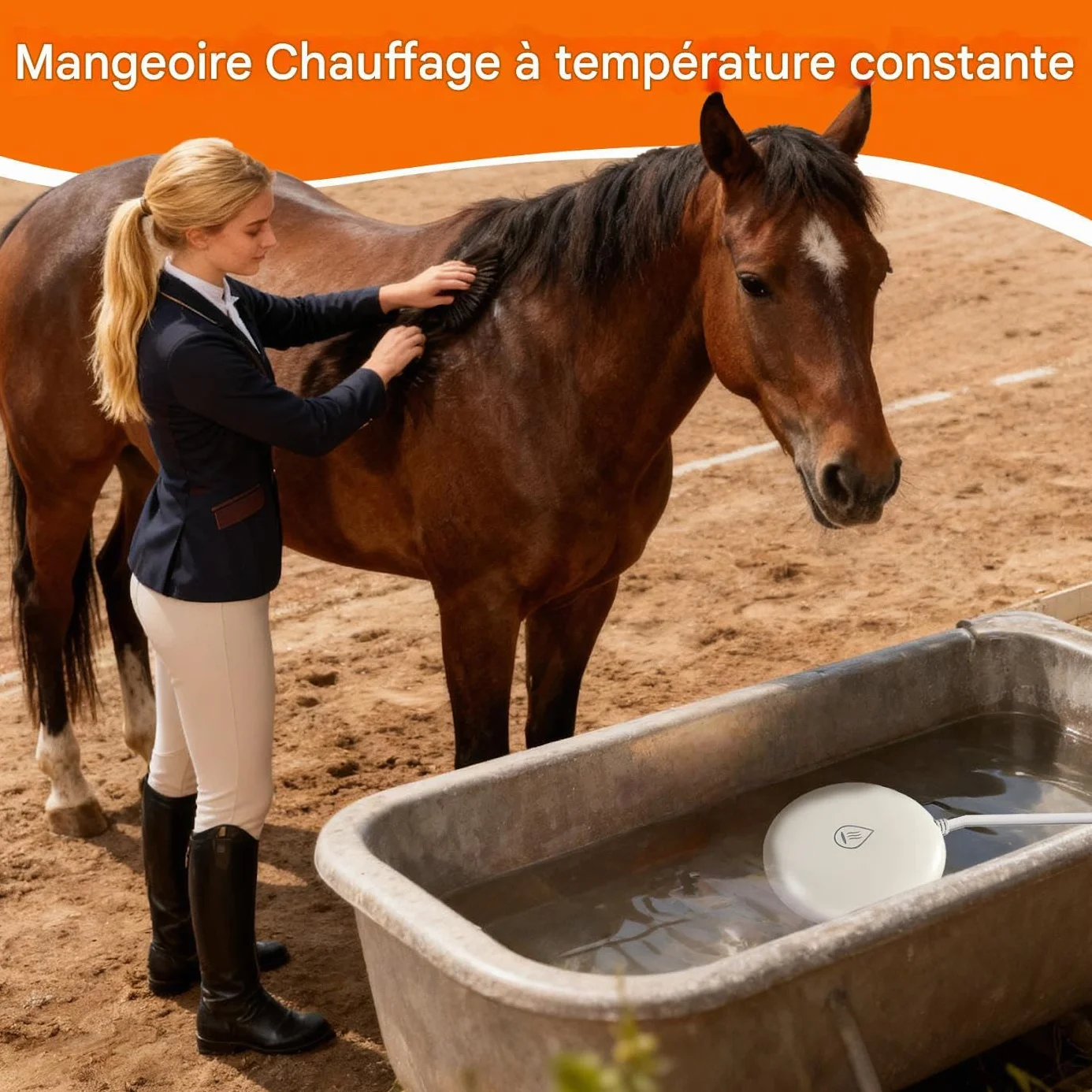 Générique Réchauffeur De Bain d'oiseaux pour L'Extérieur - Déglaceur, Dégivreur pour Bassin Extérieur