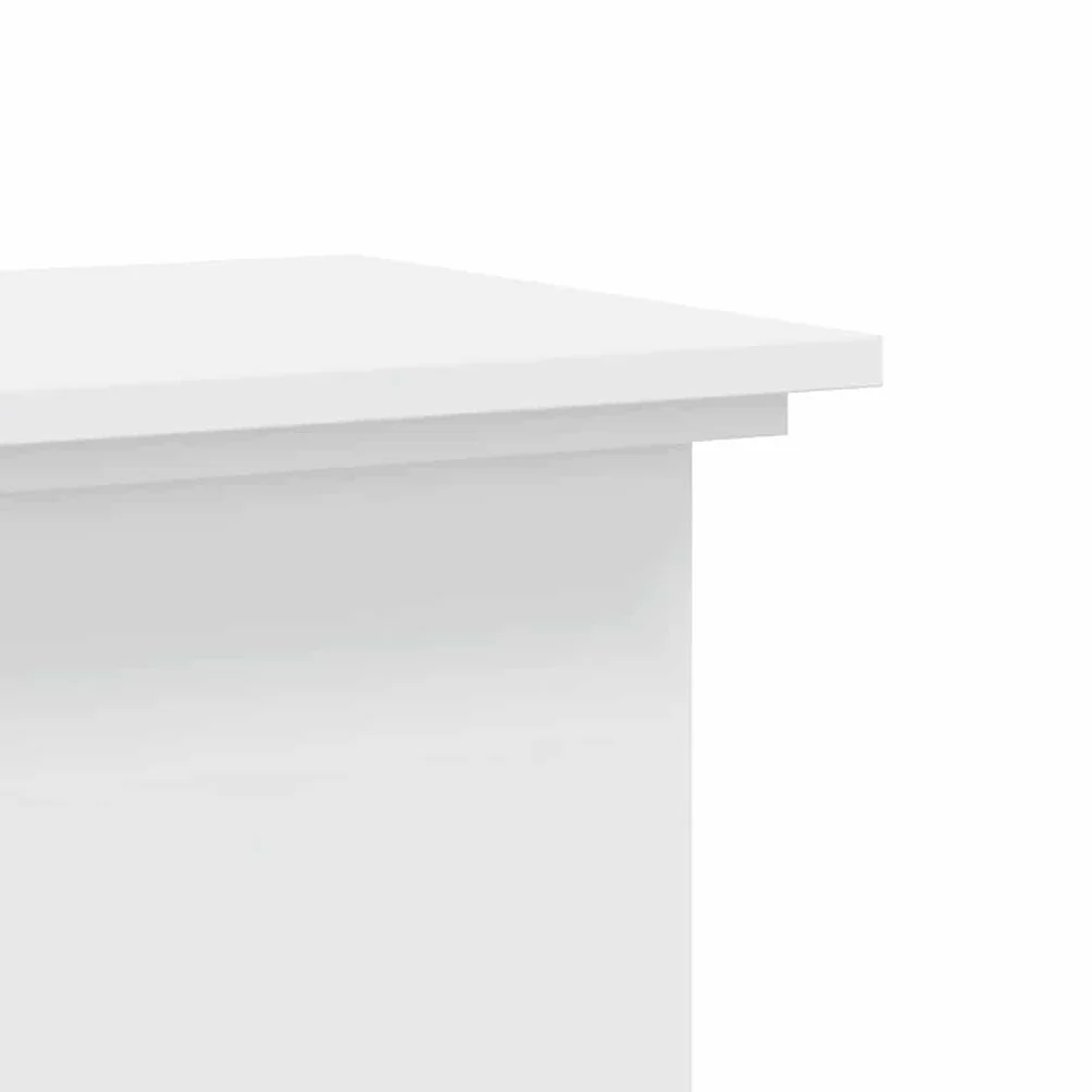 vidaXL Support pour Plantes Blanc 33x33x100 cm Bois d'ingénierie