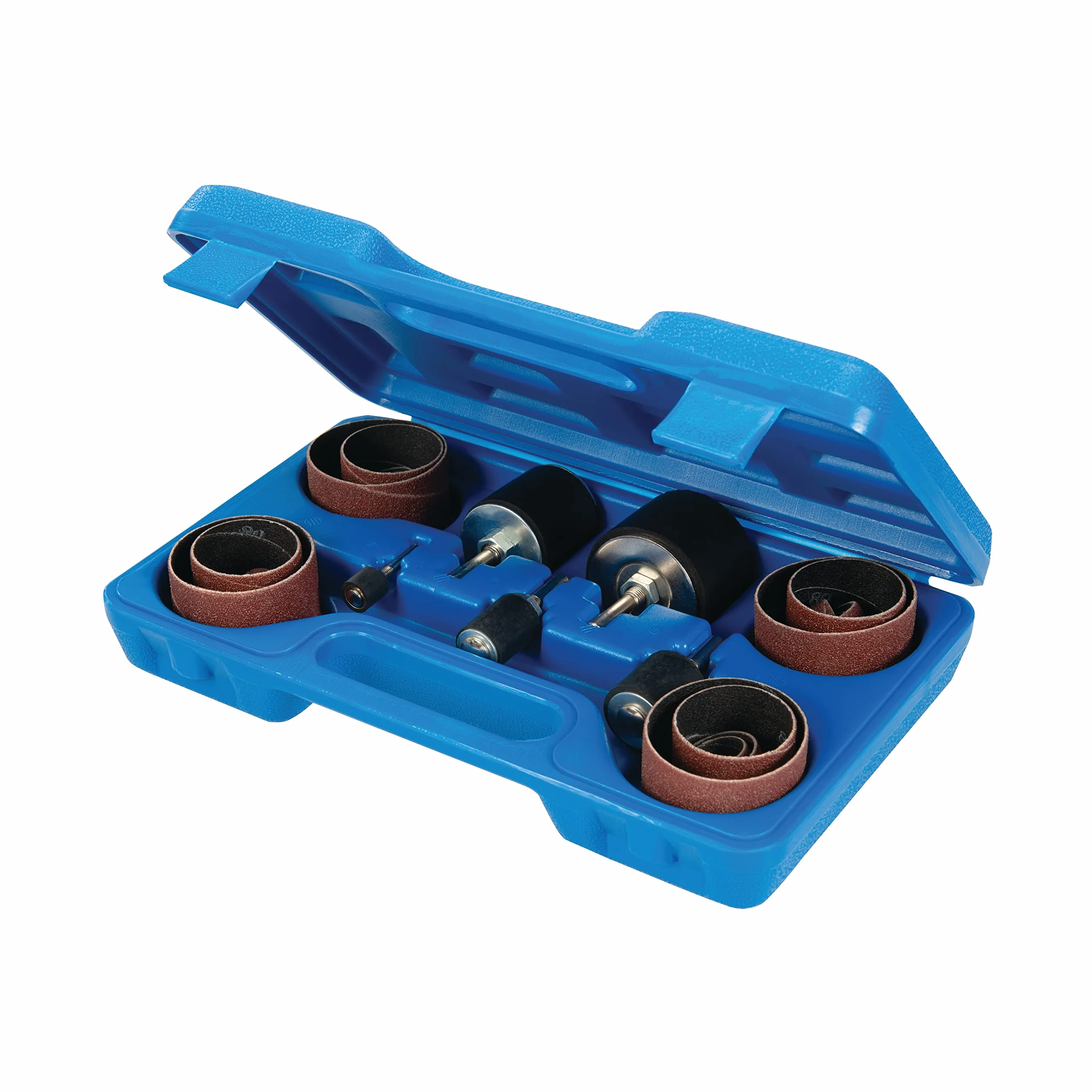 Silverline - Accessoires de ponçage au tambour, coffret 25 pcs Grain 80 (726040)