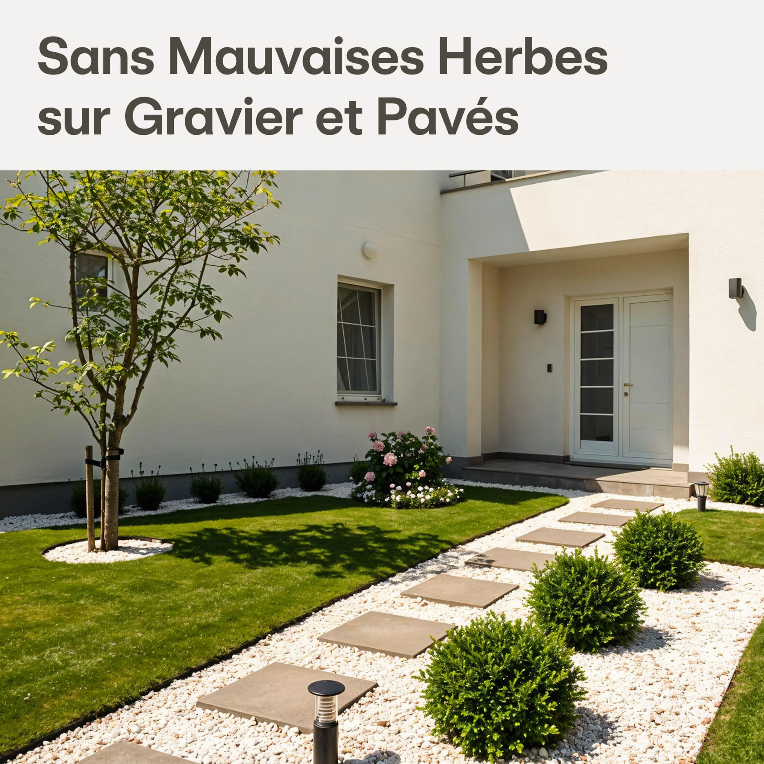 Praknu Toile de Paillage 150g/m² Anti-Mauvaises Herbes 25m² avec 12 Piquets