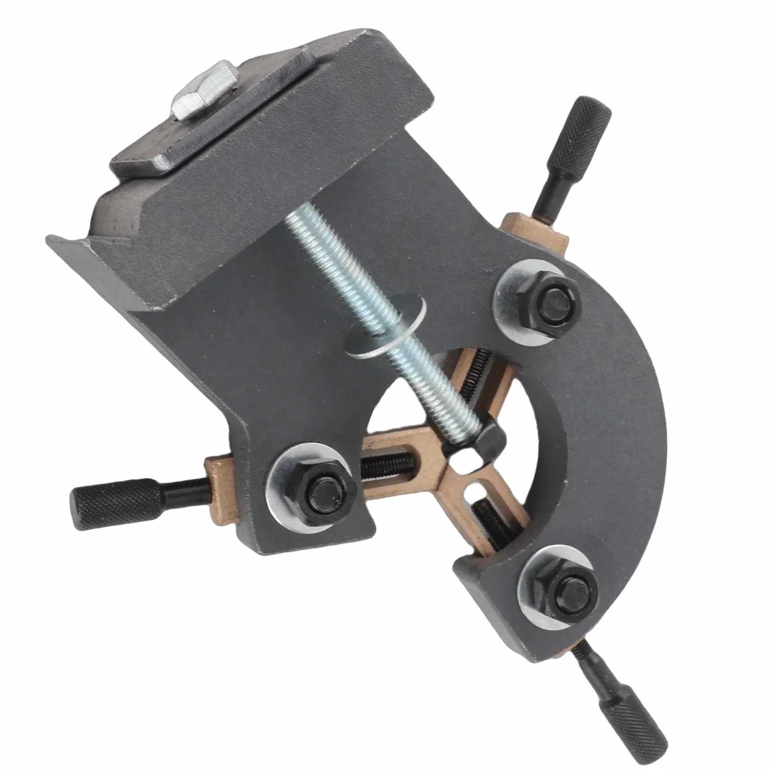 Mini lunette de tours, lunette de tournage sur bois, lunette de tours à bois, stabilisateur de tours en métal fixe pour 0618 CJ18 CJ0618A 7x12 7x14 0618‑3B, support central de