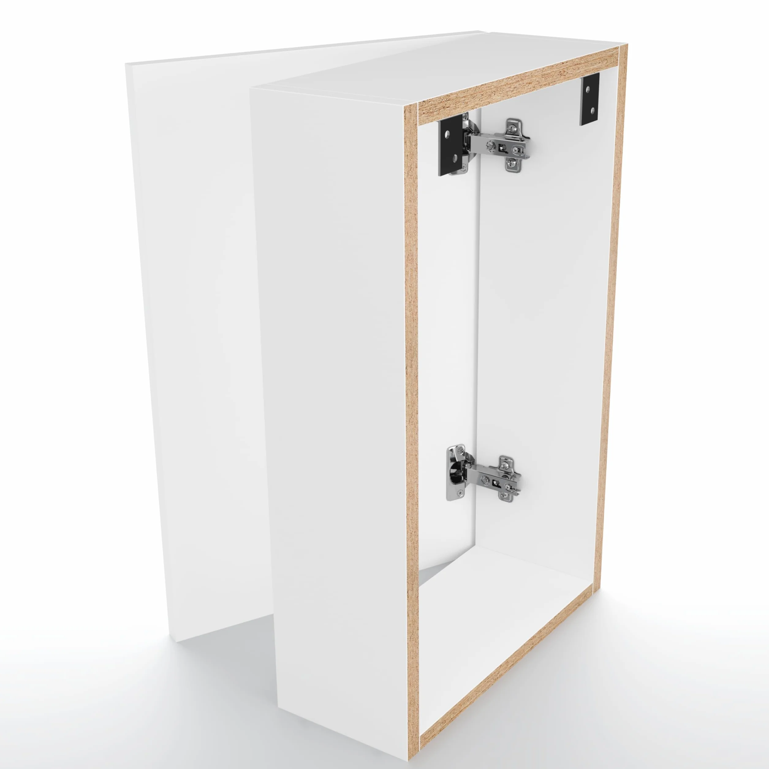 Générique Cache Tableau Électrique, Cache Compteur Électrique, Coffret d’Habillage Tableau Électrique – H 95 cm, L 35 cm, P 14 cm – Blanc