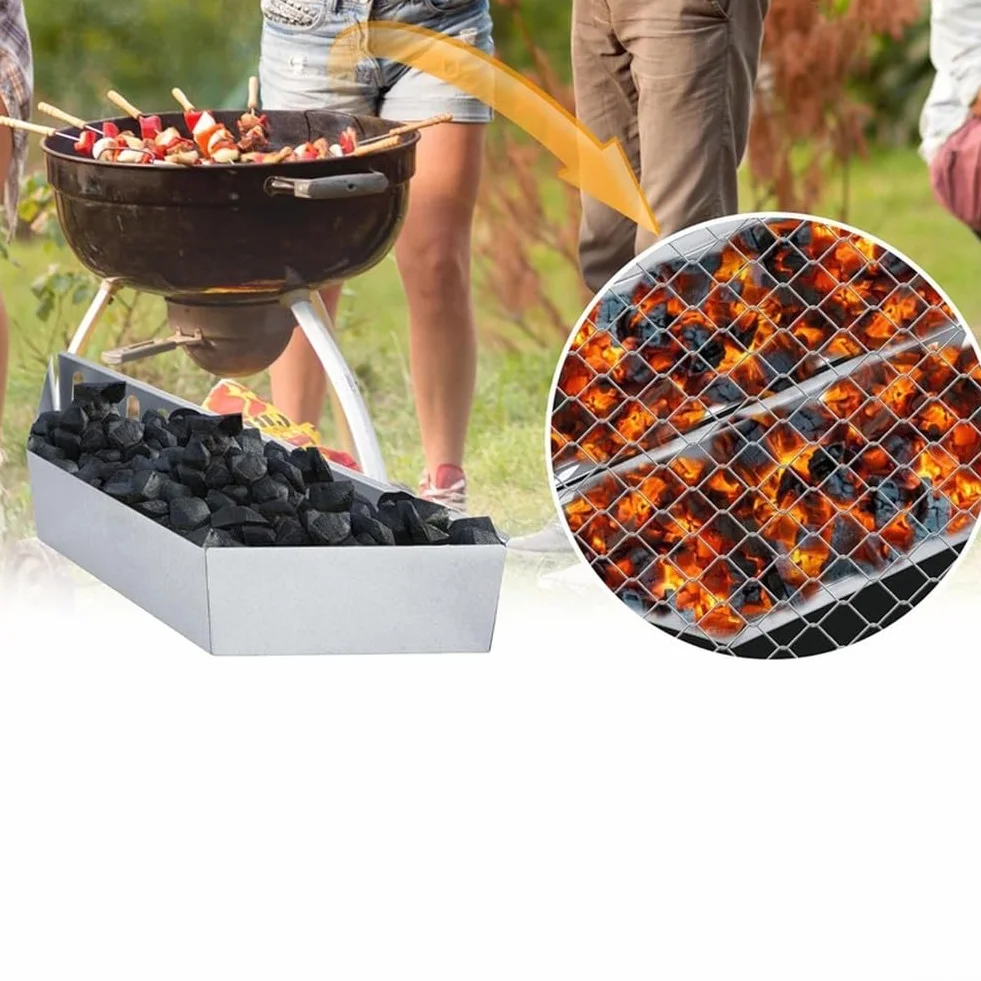 Panier à charbon 38,1 cm pour barbecue Weber Kettle, accessoire jardin 0,6 mm
