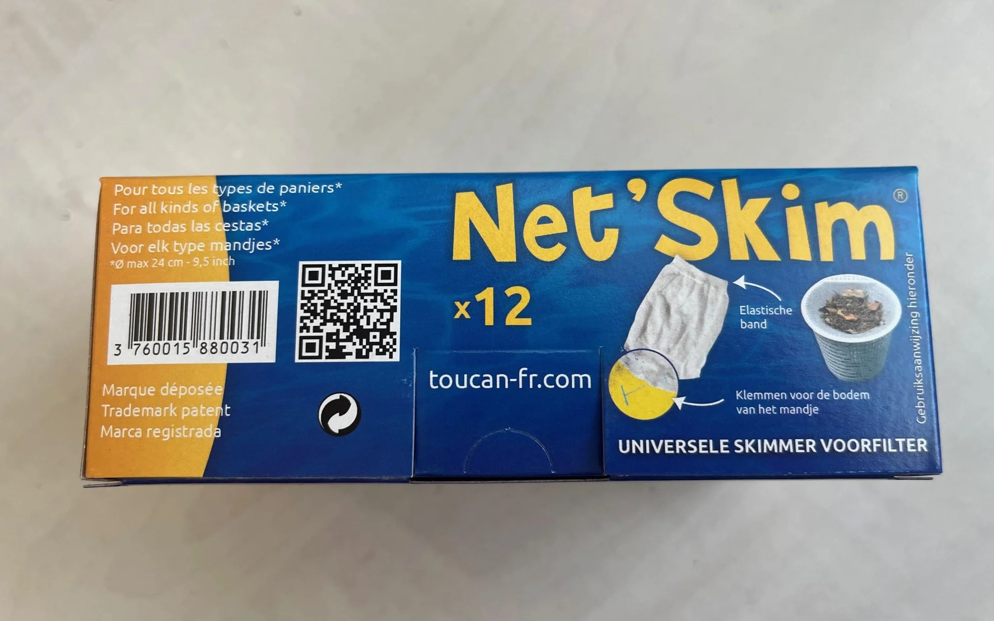 Lot de 36 sachets de Chaussettes pré-Filtre Universel pour Skimmer Piscine et Spa Net Skim