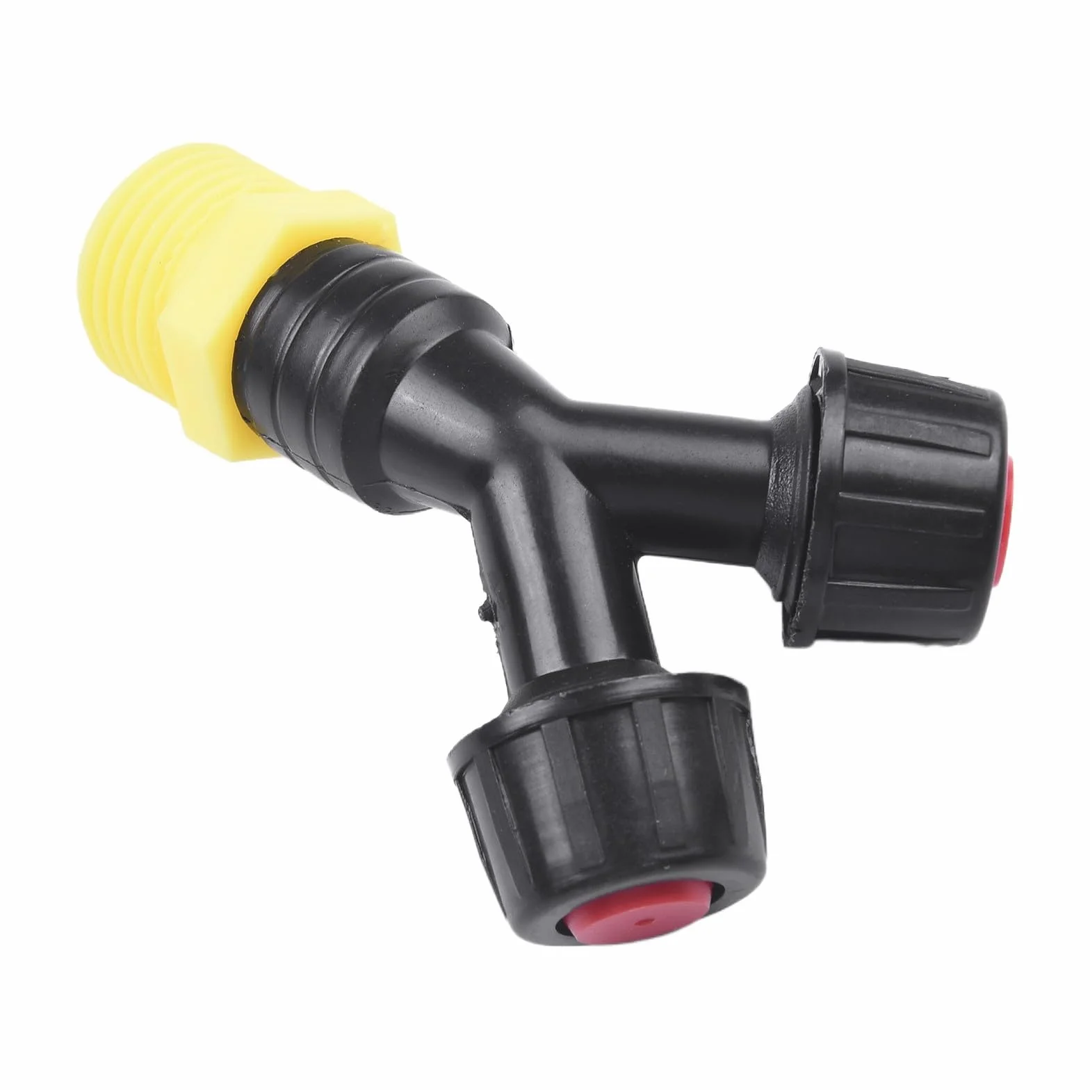 Cyclone Buse de pulvérisation réglable 4 points plastique pour arroseur agricole atomiseur double tête noyau cuivre aluminium noir jaune