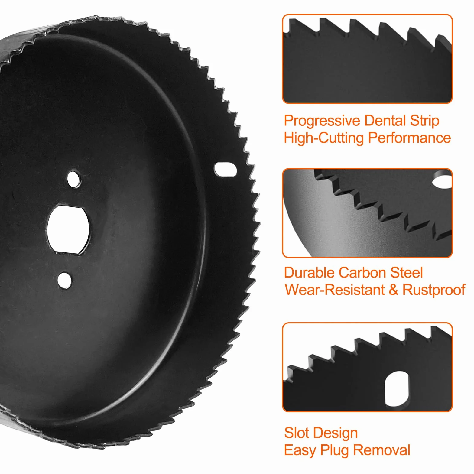 Brevanza 16 Pièces Scie Cloche 19-127mm, Coffret Scies Trépans et Foret Centrage pour Perceuse, Jeu de Scies Cloches avec 1 Clé Hexagonale