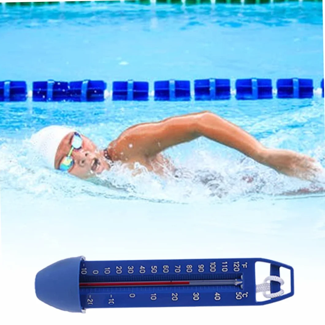 Thermomètre de piscine mesureur de température de l'eau avec cordon incassable