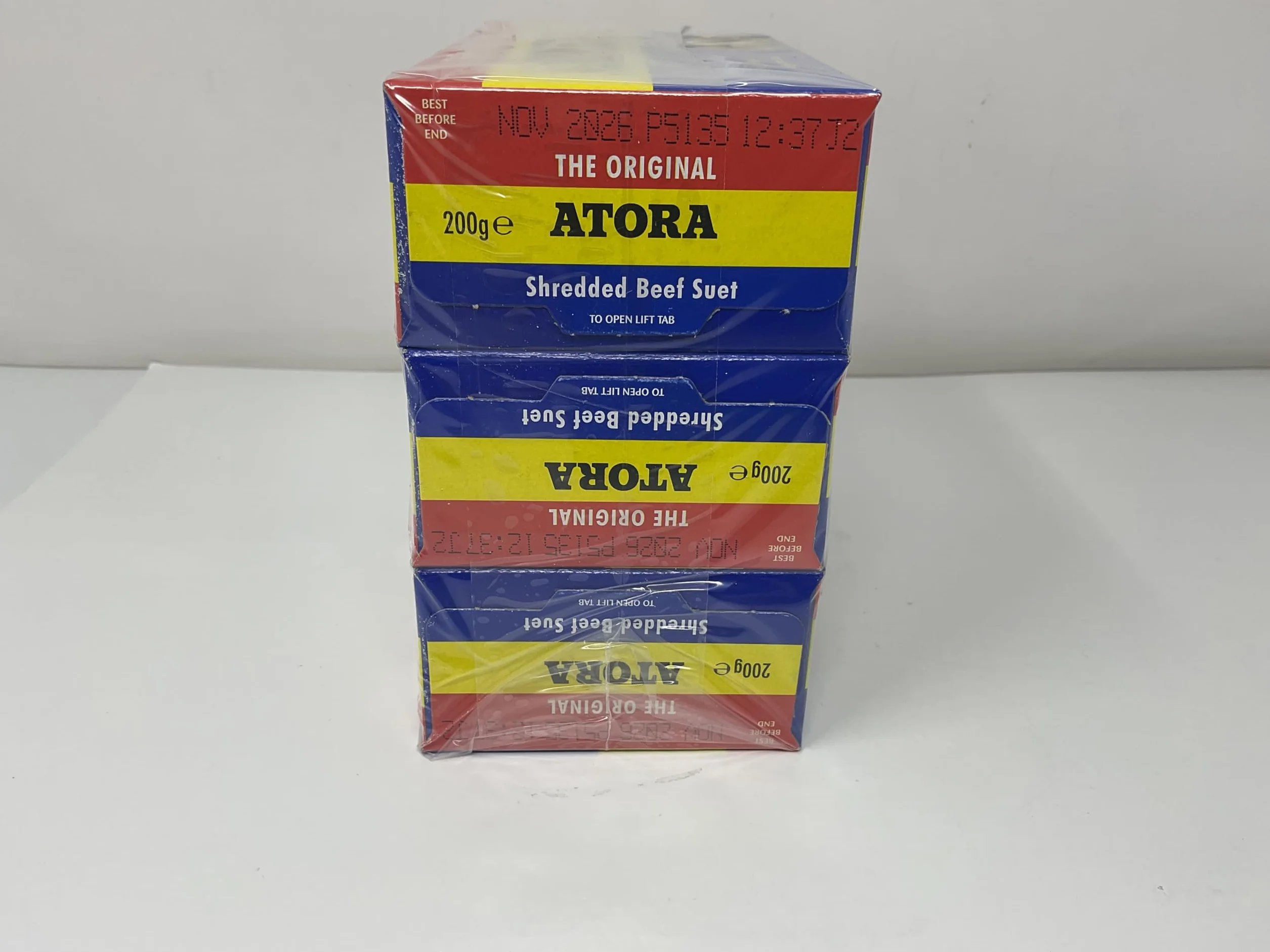 Atora The Original râpé Suet 3 x 200g