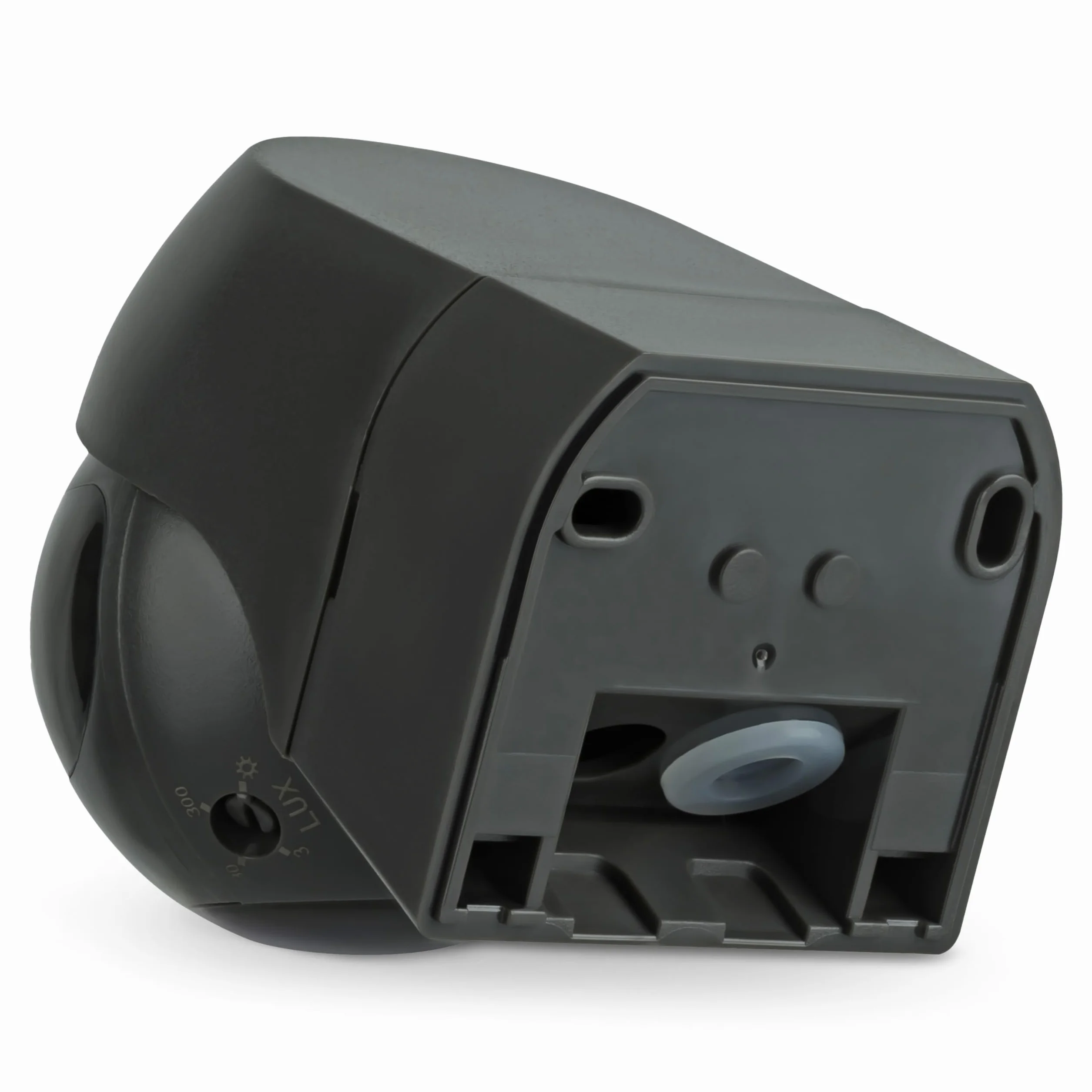 SEBSON Detecteur de Mouvement Exterieur Montage en Saillie - Adapté à LED, Programmable, Rotatif - Portée 12m/180°, 3m/360° (2 Capteurs Infrarouges)