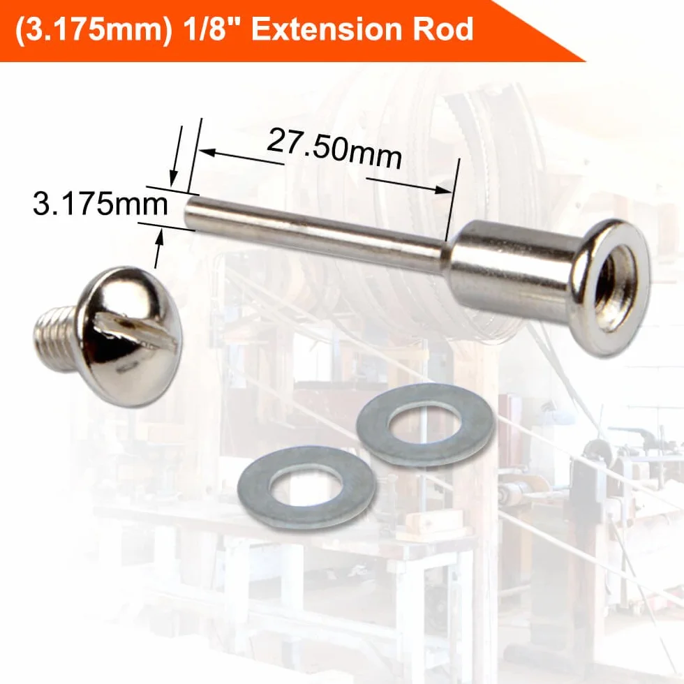 7pc HSS lames de scie outil rotatif, (Acier de nitruration) circulaire Disques de lame de scie, (disque à tronçonner en bois) pour Outil rotatif Mandrin avec tige d'extension 1/8 "(3.175mm) by AniSqui