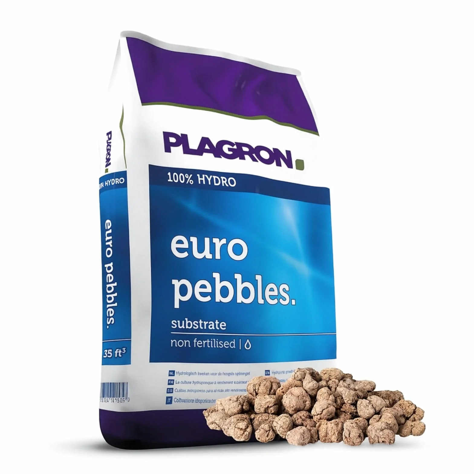 Plagron Euro Pebbles 45 L billes d'argile hydroponiques