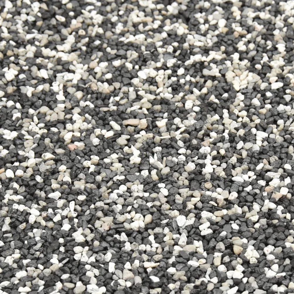 Tomostar Revêtement de Pierre Bâche de Bassin Tapis Gravillonnée Gris 100x40 cm