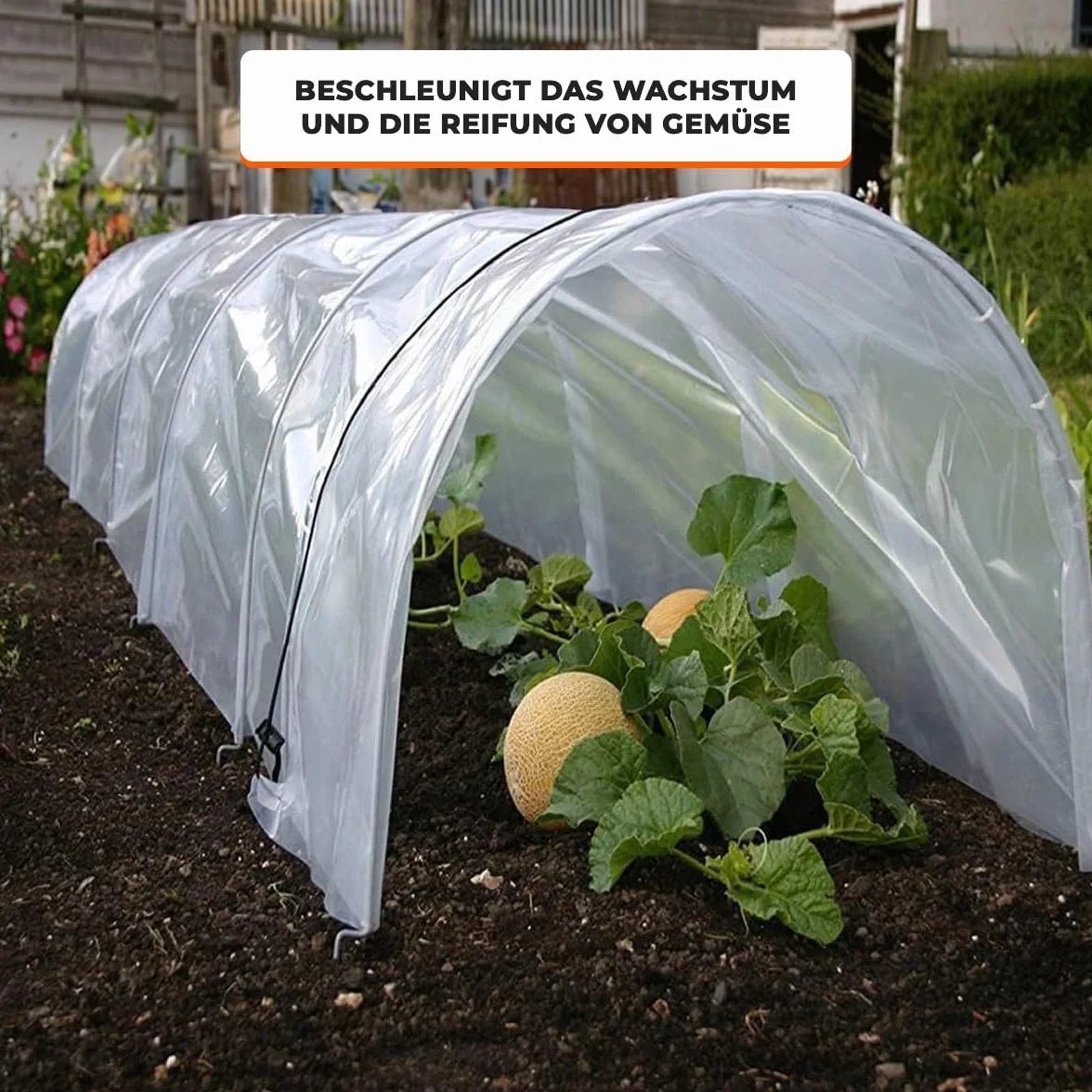 Tunnel de jardin en aluminium Mini serre protection contre legel résistante UV intempéries