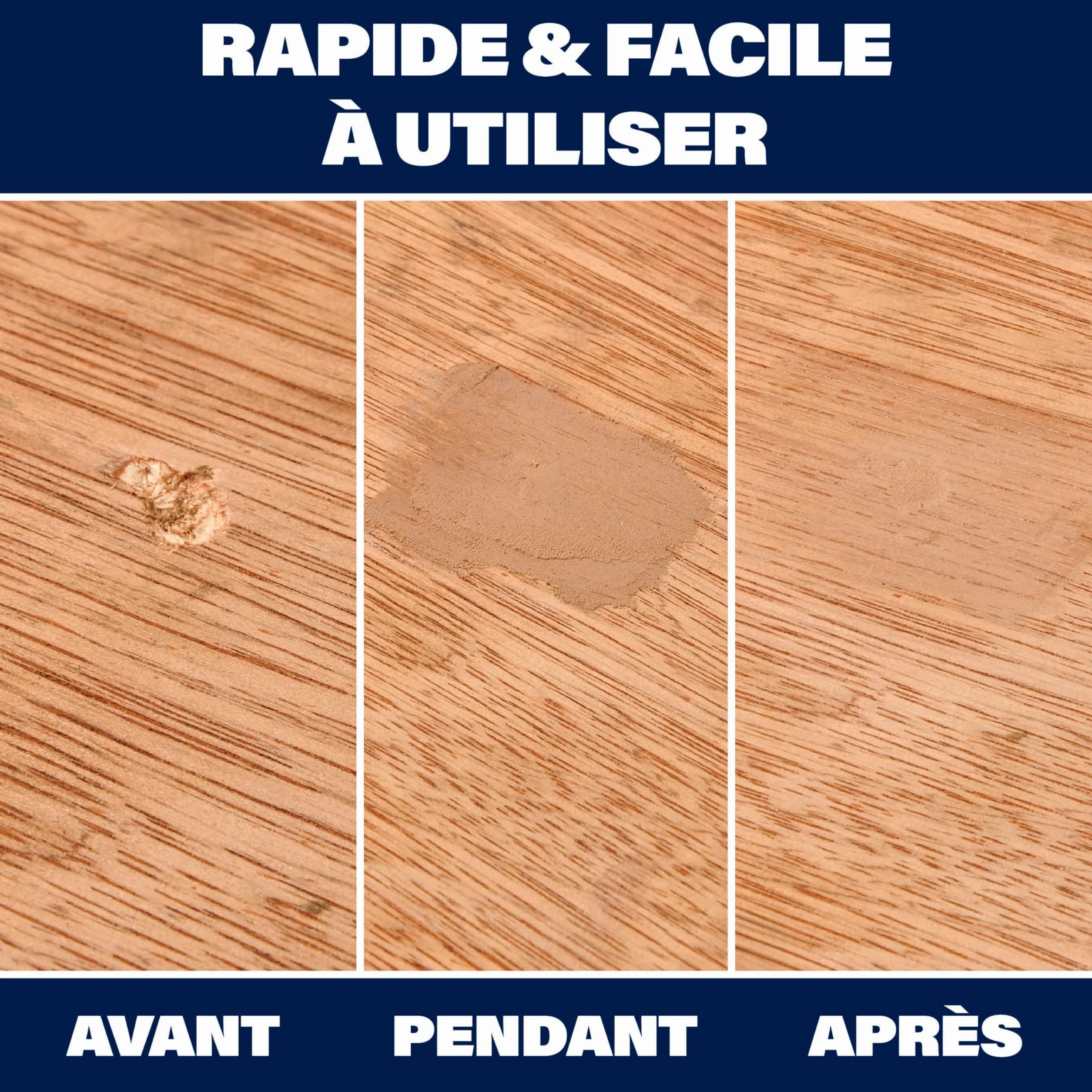 Bartoline Ready Mixed Wood Filler White 1 kg, Mastic Durable et Facile à Utiliser pour Les Réparations de Bois à l'Intérieur et à l'Extérieur