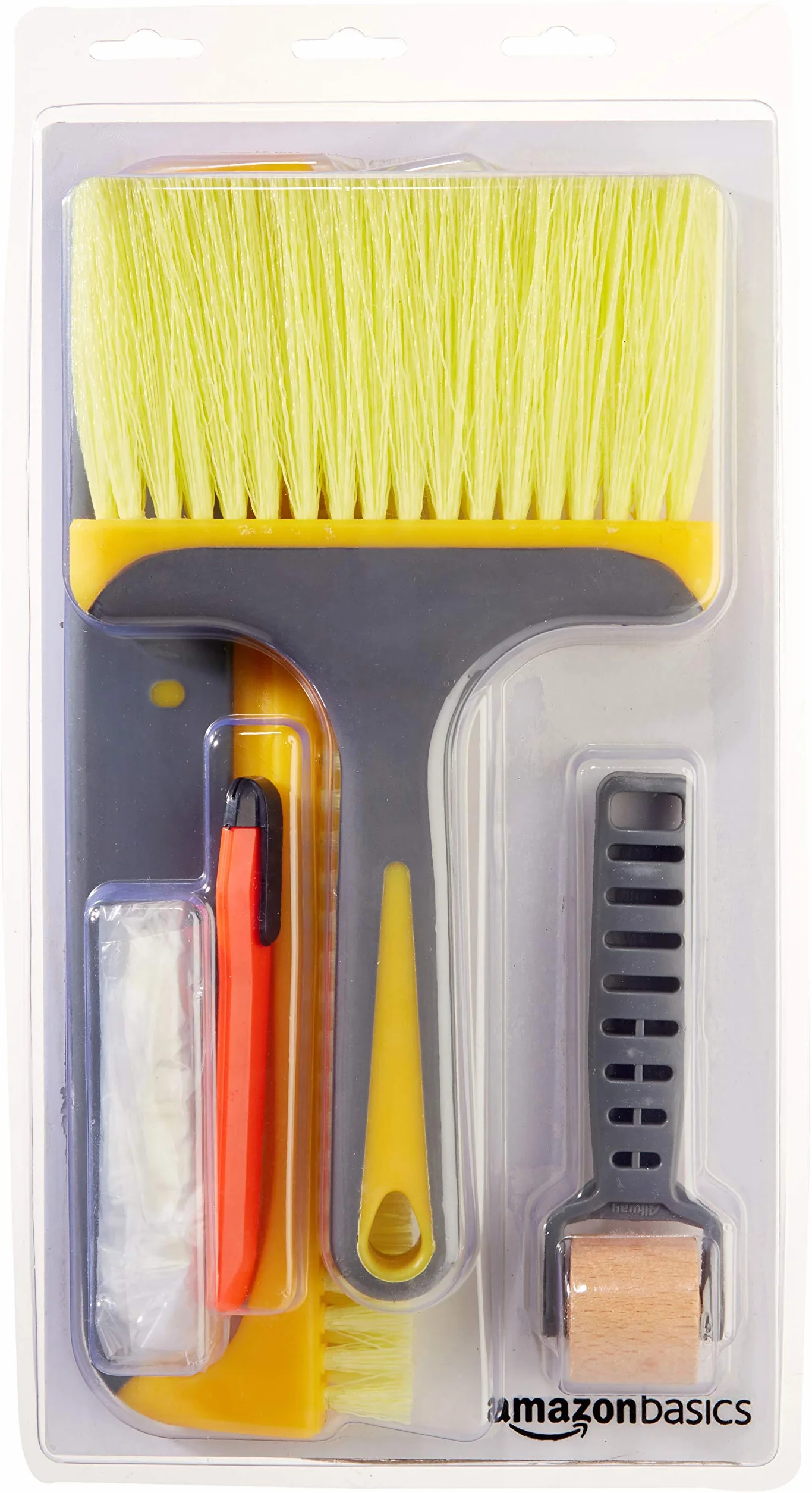 Amazon Basics Kit de pose de papier peint avec brosses, 7 pièces