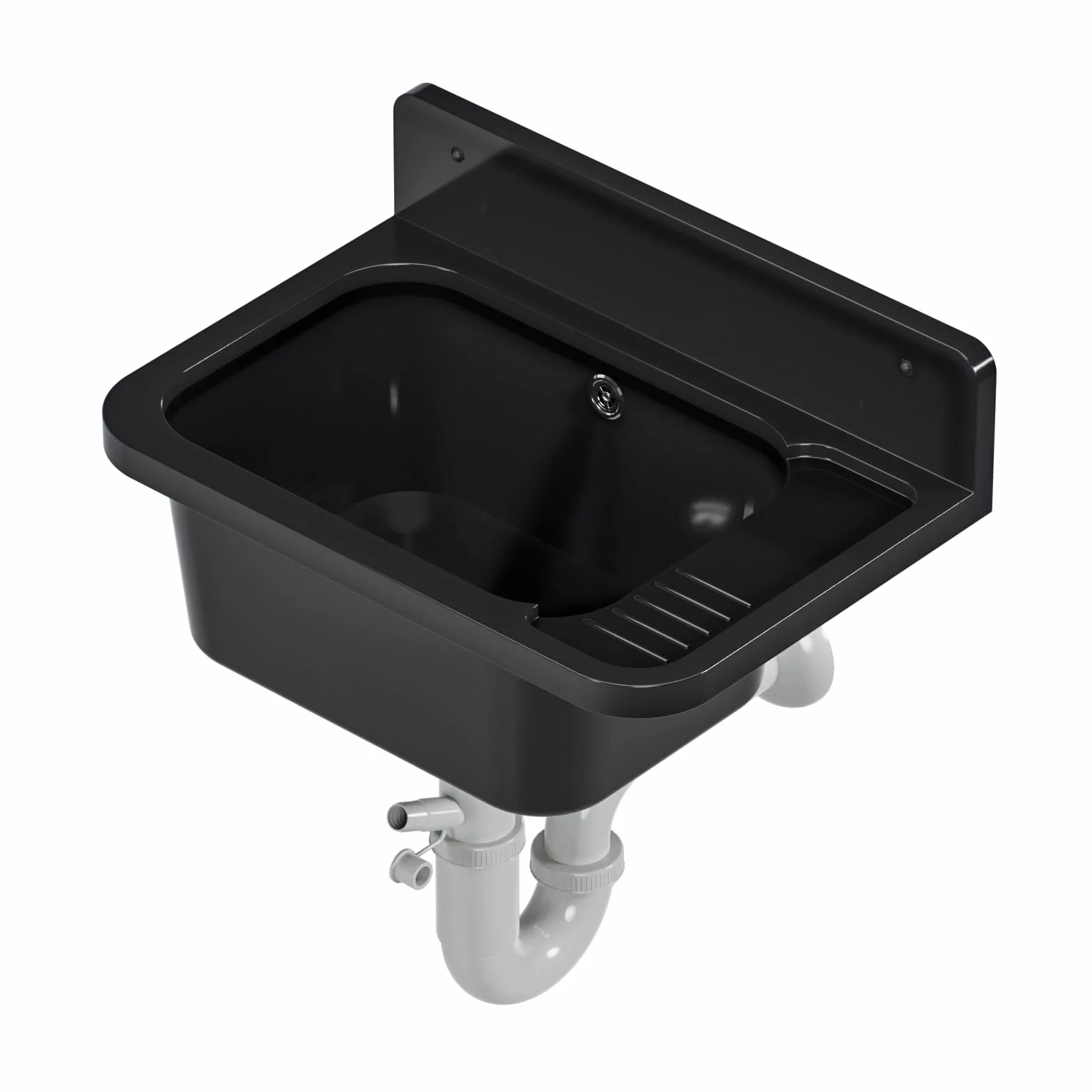 Évier de lavabo extérieur noir jardin garage