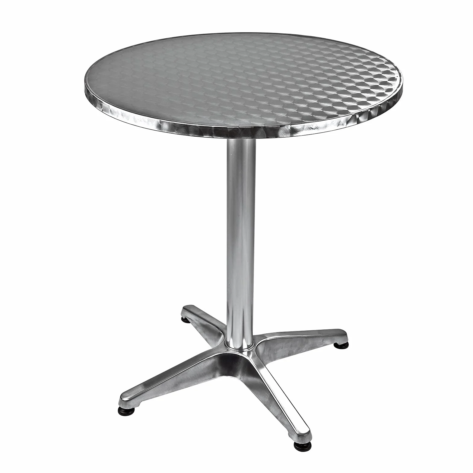 Table de bistrot ronde aluminium 60 cm hauteur 70 cm