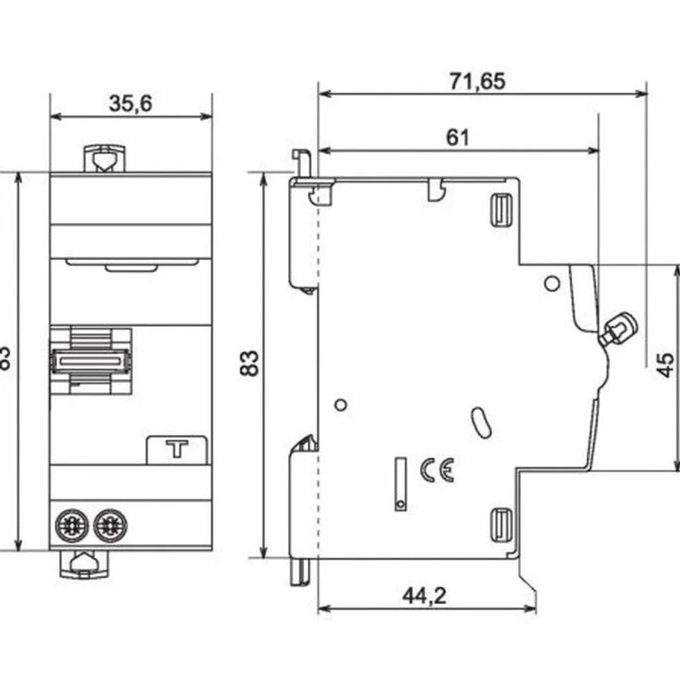 411189 Legrand Disjoncteur différentiel tétrapolaire 32A 30mA type AC - DX³6000 10kA 4P
