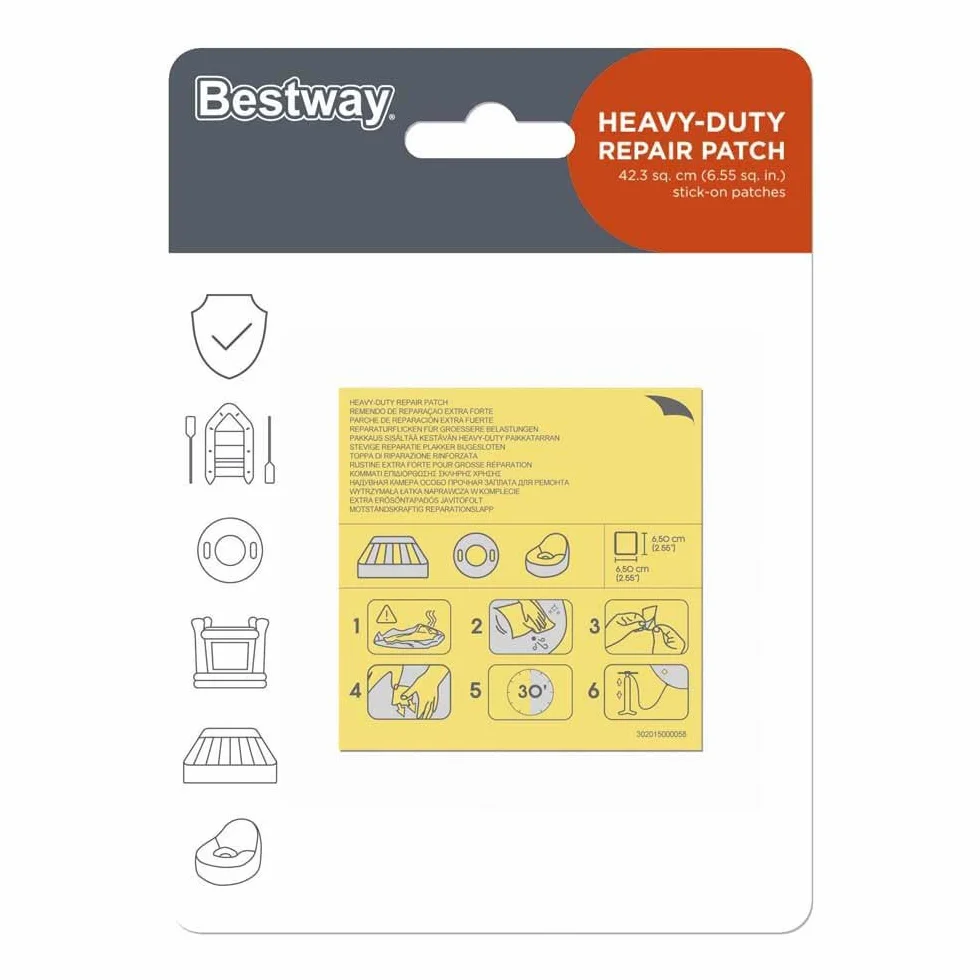 Bestway Heavy Duty Repair Patch 10 Units