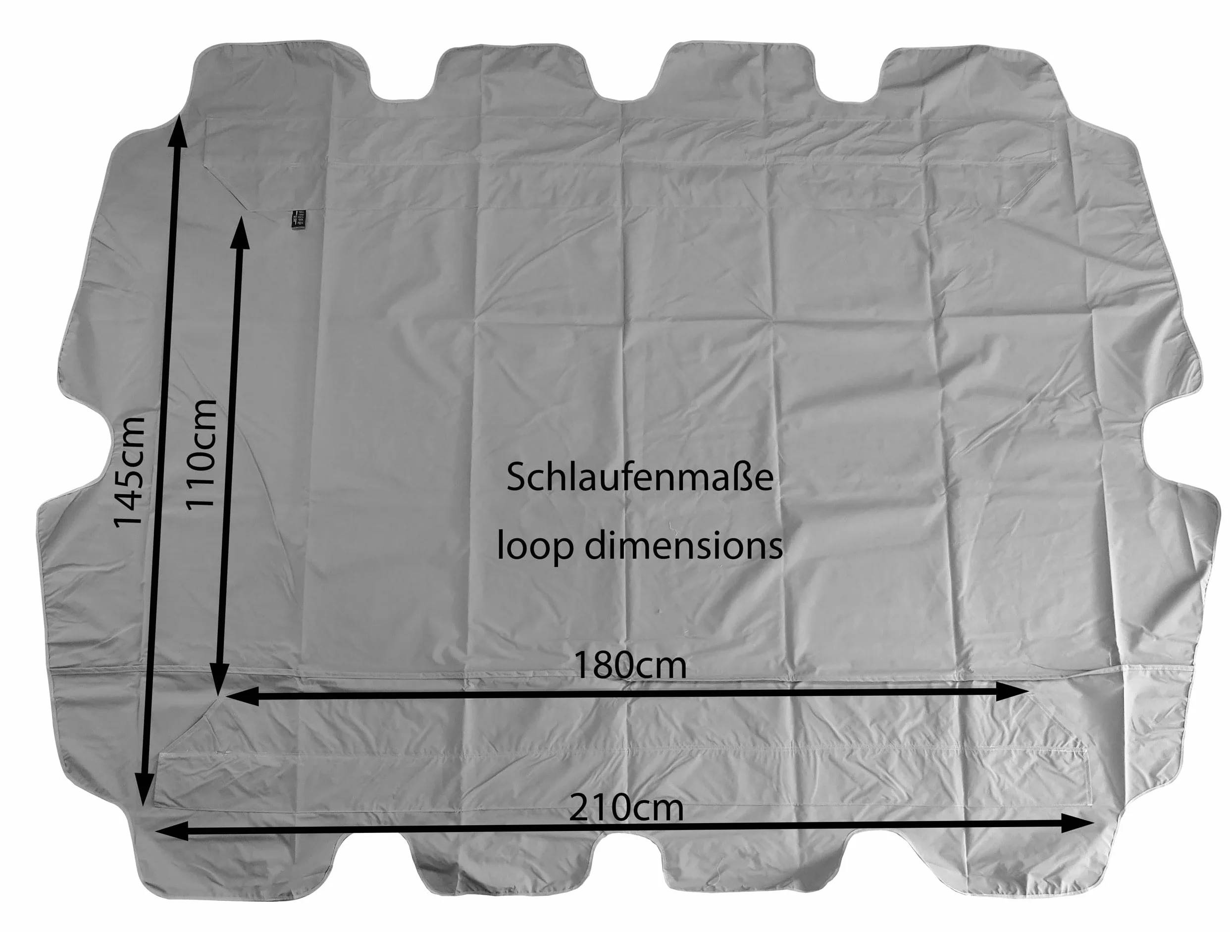 QUICK STAR Toit de Balancelle 210 x 145 cm Bordeaux Impermeable UV 50 Universelle 3 Places